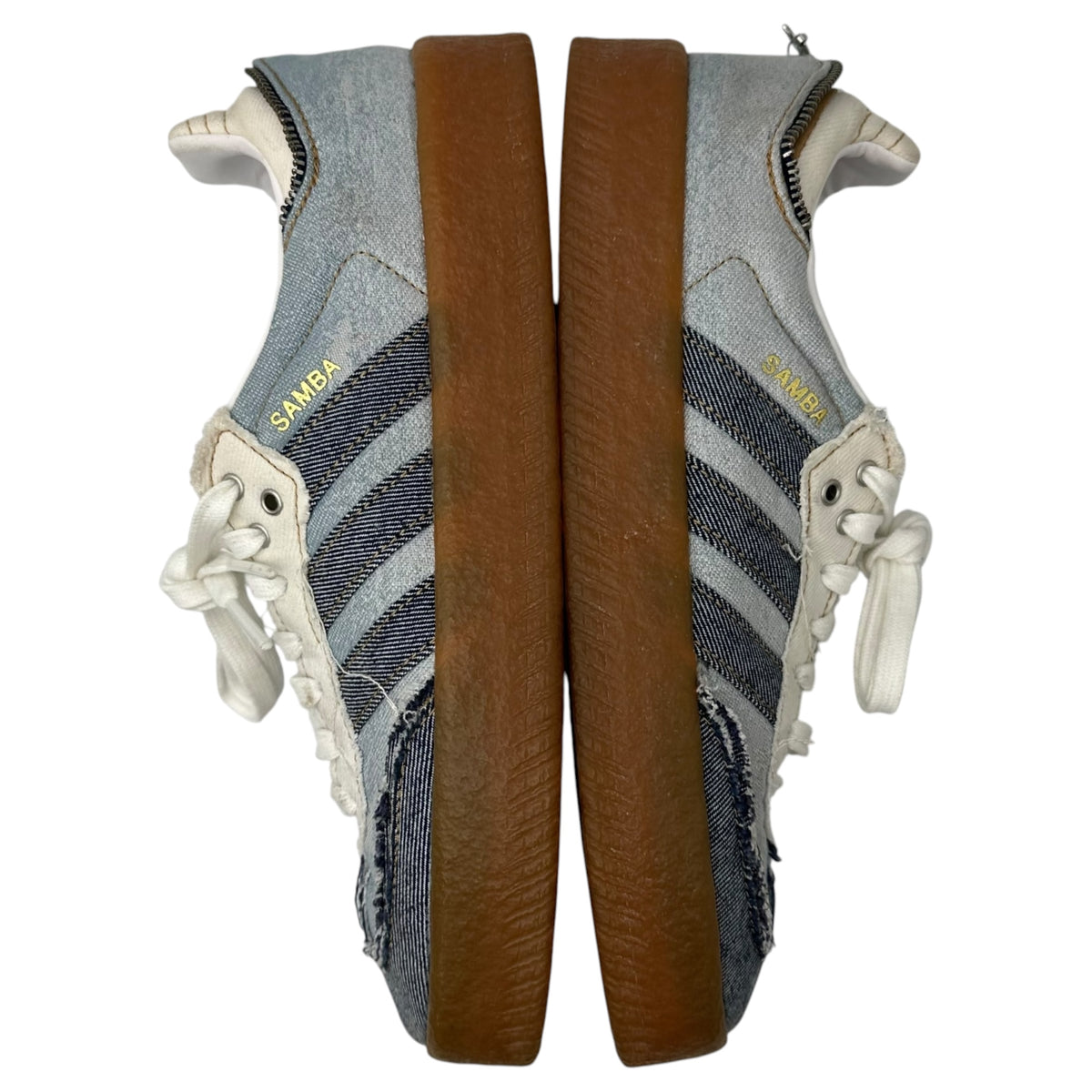 adidas(アディダス) Women's Sambae "Stacked Denim" atmos pink Exclusive ウィメンズ サンベイ スタックドデニム II0001 24.5cm ライトインディゴ スニーカー