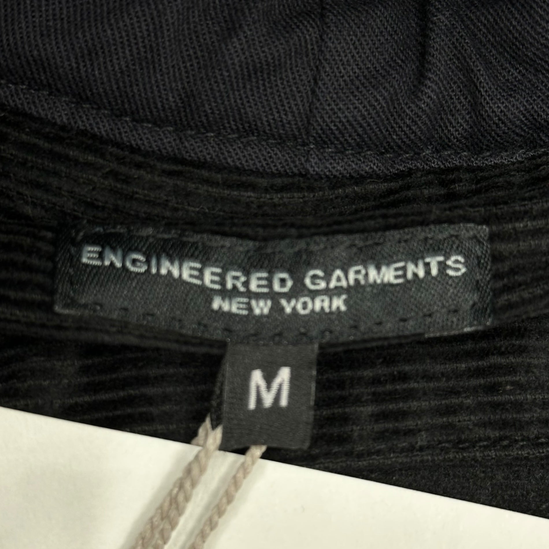 Engineered Garments(エンジニアードガーメンツ) Keeper Hat Polyester Fake Melton キーパー ハット ポリエステル フェイクメルトン LN345A M ブラック 帽子 サファリ