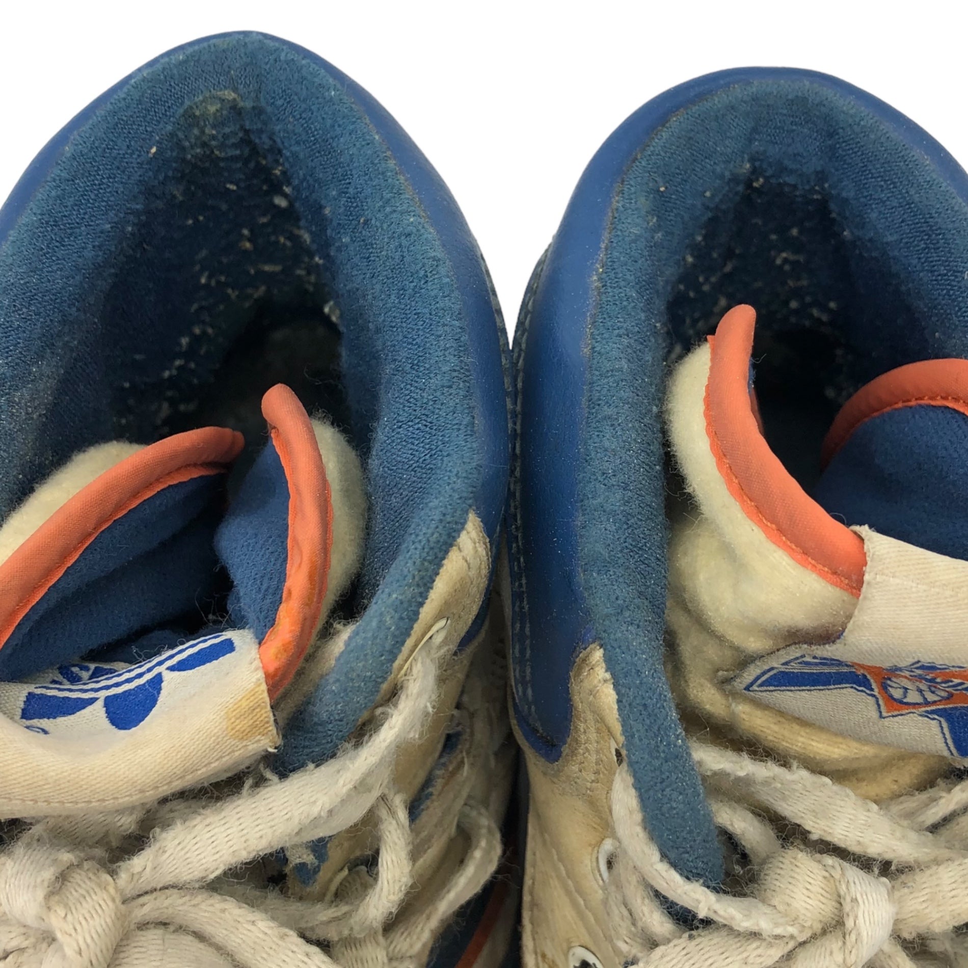 adidas(アディダス) 80's EWING 80年代 ユーイング フランス製 ヴィンテージ ハイカット スニーカー SIZE 44(28cm程度) ホワイト×ブルー