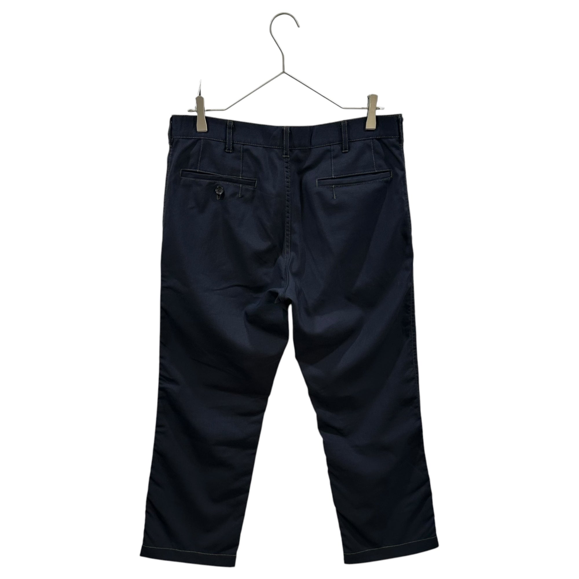 COMME des GARCONS HOMME(コムデギャルソンオム) 2012SS Lined Camouflage Wool Slacks 裏地 カモフラ ウール スラックス HI-P013 M ネイビー AD2011