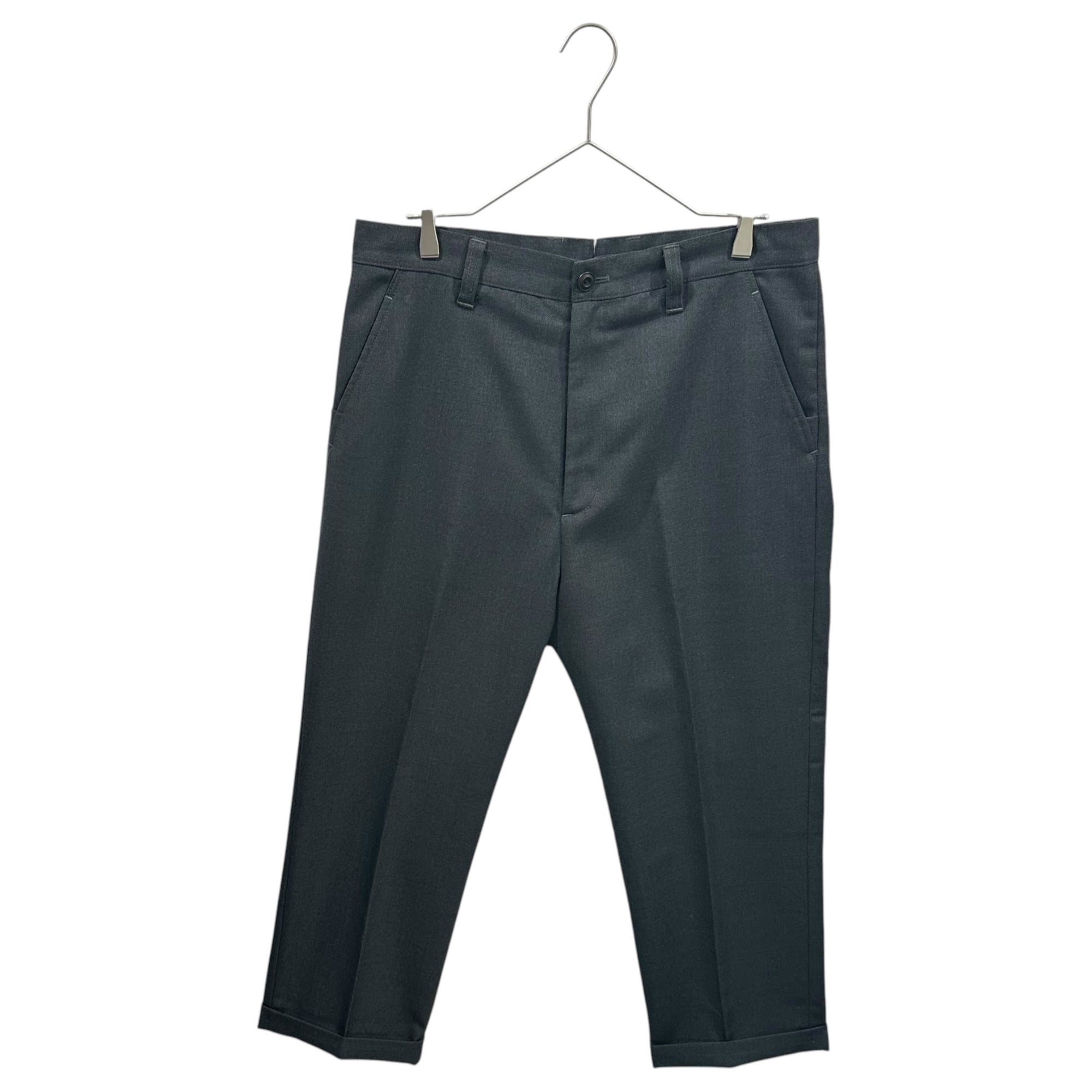 eye COMME des GARCONS JUNYA WATANABE MAN(アイコムデギャルソンジュンヤワタナベマン) 2016AW Wo/Po Cropped Trousers ウール ポリエステル クロップド スラックス WR-P907 L グレー AD2016 パンツ