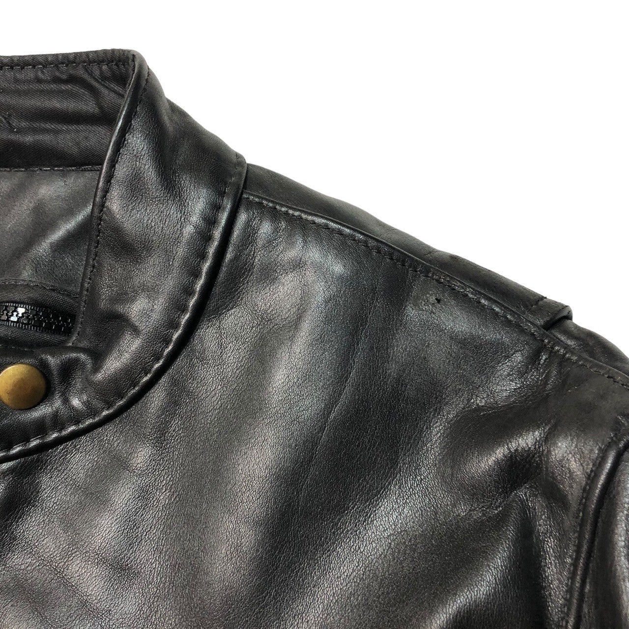 VANSON(バンソン) type B single rider jacket シングル ライダース ジャケット レザー ジャケット タイプB 18877A07 40(L程度) ブラック