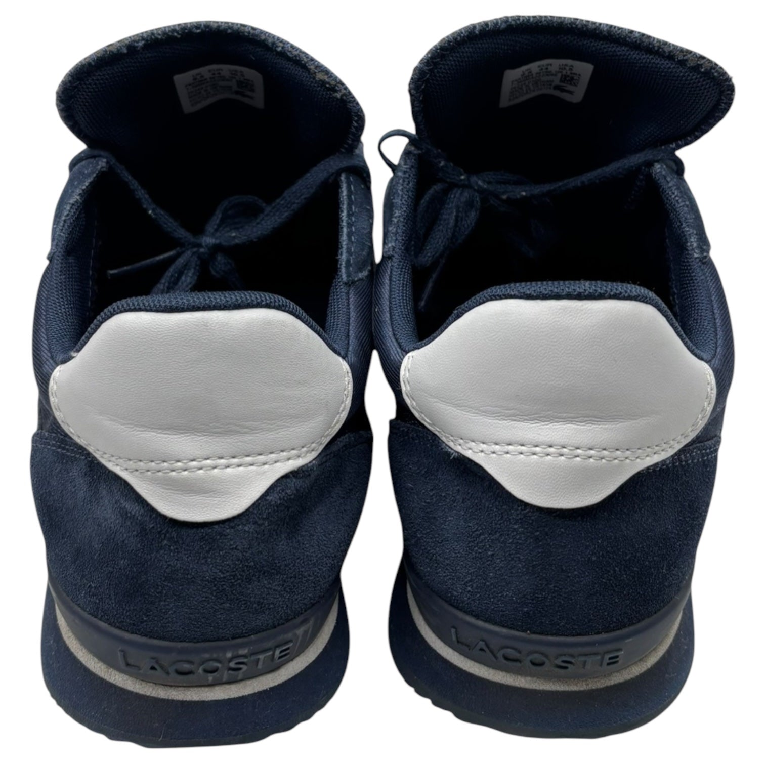 LACOSTE(ラコステ) PARTNER RETRO スウェード 切替 ローカット スニーカー 29249 28.5cm ネイビー