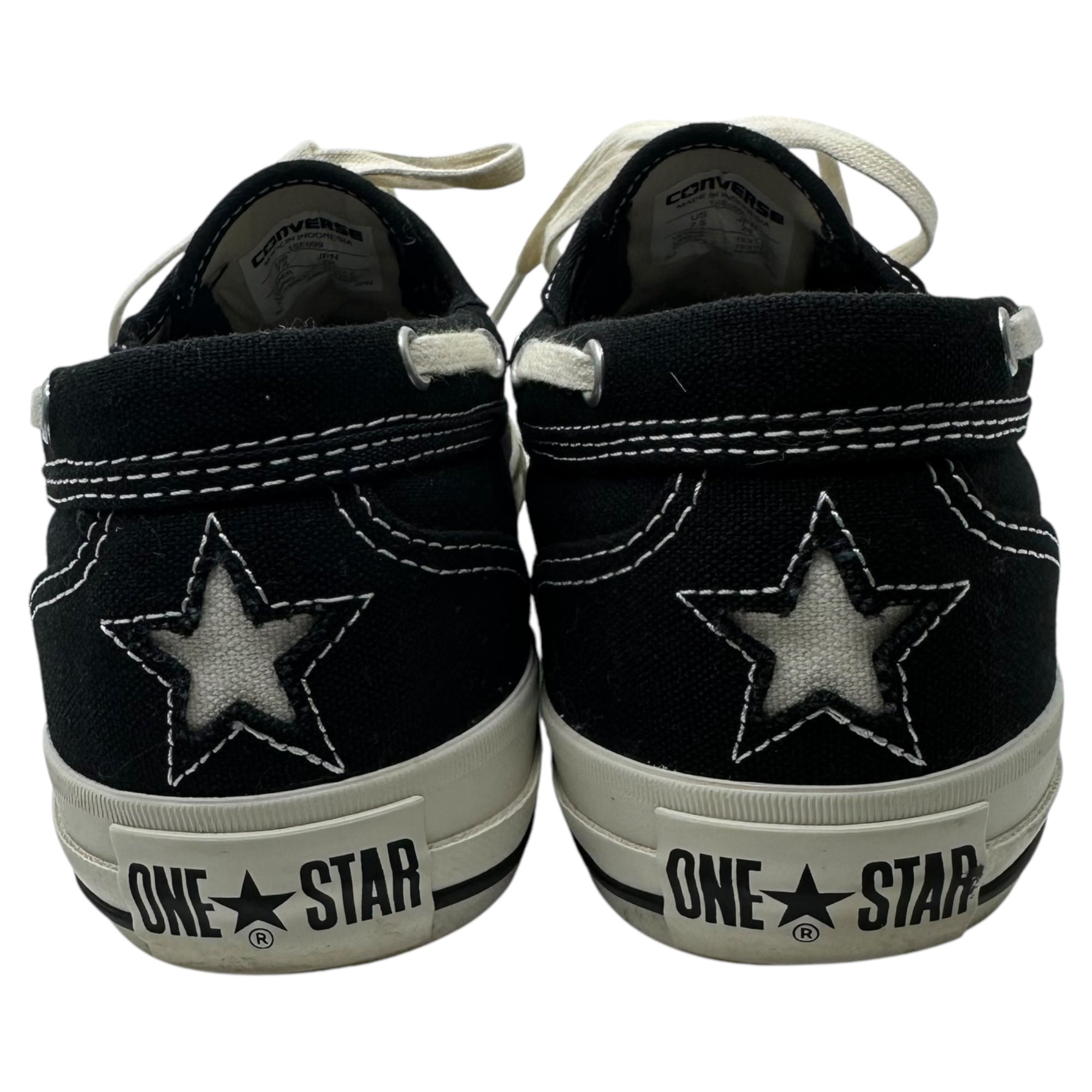 CONVERSE(コンバース) 24SS ONE STAR HS D NX キャンバス デッキ シューズ ローカット スニーカー 1SE099 26cm ブラック×ホワイト 箱付