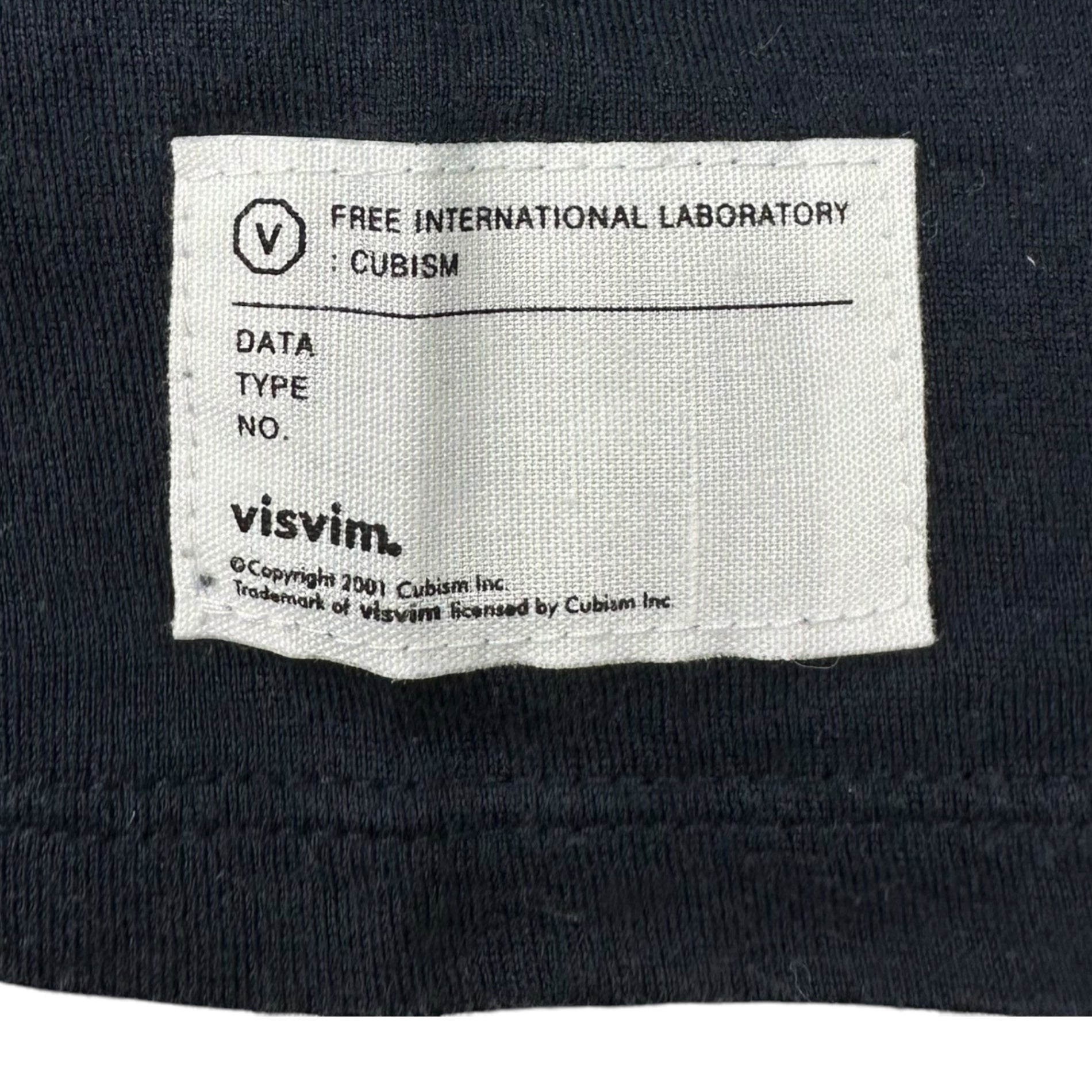 VISVIM(ビズビム/ヴィズヴィム) Beaded Flap Pocket Crew Neck T-Shirt ビーズ装飾 フラップ ポケット クルーネック Tシャツ S ネイビー