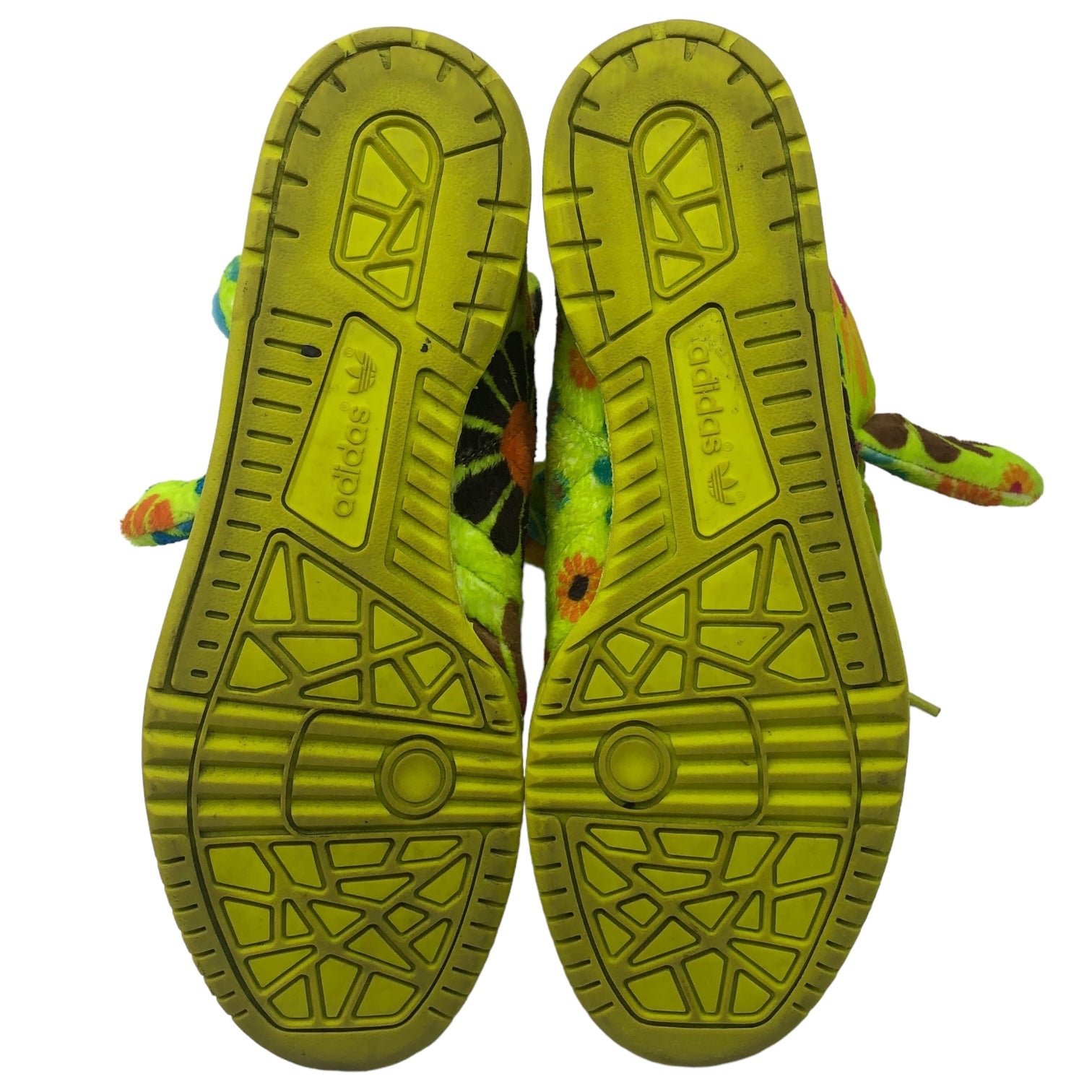 Jeremy Scott×adidas(ジェレミースコットアディダス) BEAR FLOWER POWER ベア フラワー パワー G61076 25.5cm ライトグリーン ハイカット スニーカー クマ