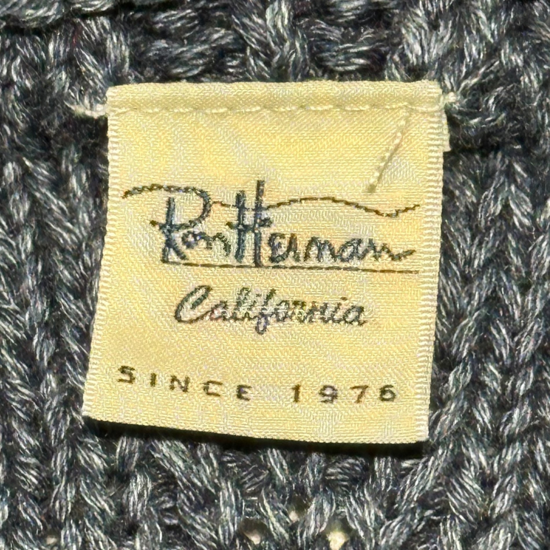 Ron Herman(ロンハーマン) Indigo Knit Shawl Collar Cable Knit Cardigan インディゴニット ショールカラー ケーブルニット カーディガン 512080134-1071 M インディゴ