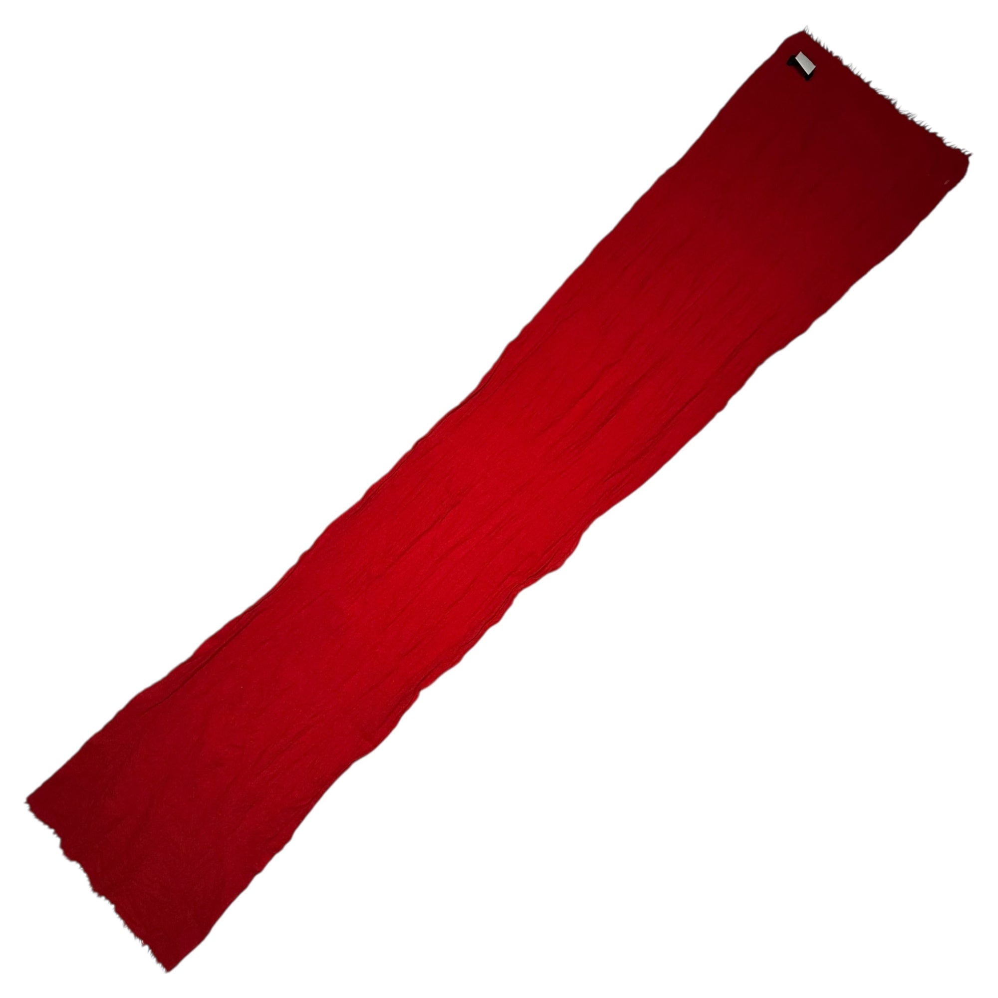 Y's for men(ワイズフォーメン) Wool felted stole scarf ウール縮絨 ストール マフラー レッド