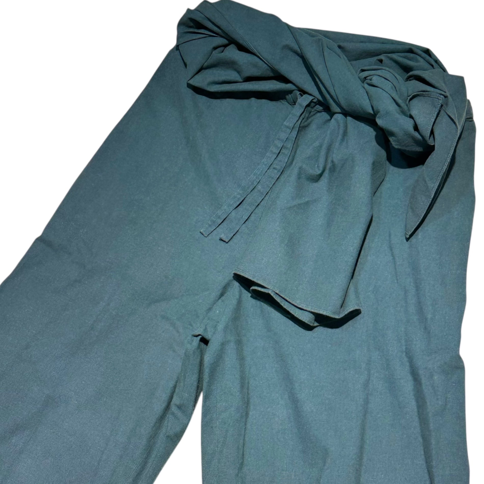 COMME des GARCONS(コムデギャルソン) 80's Wrap Skirt Layered Shorts 80年代 巻きスカート レイヤード ハーフパンツ P-110310 FREE ブルーグレー 川久保玲 本人期