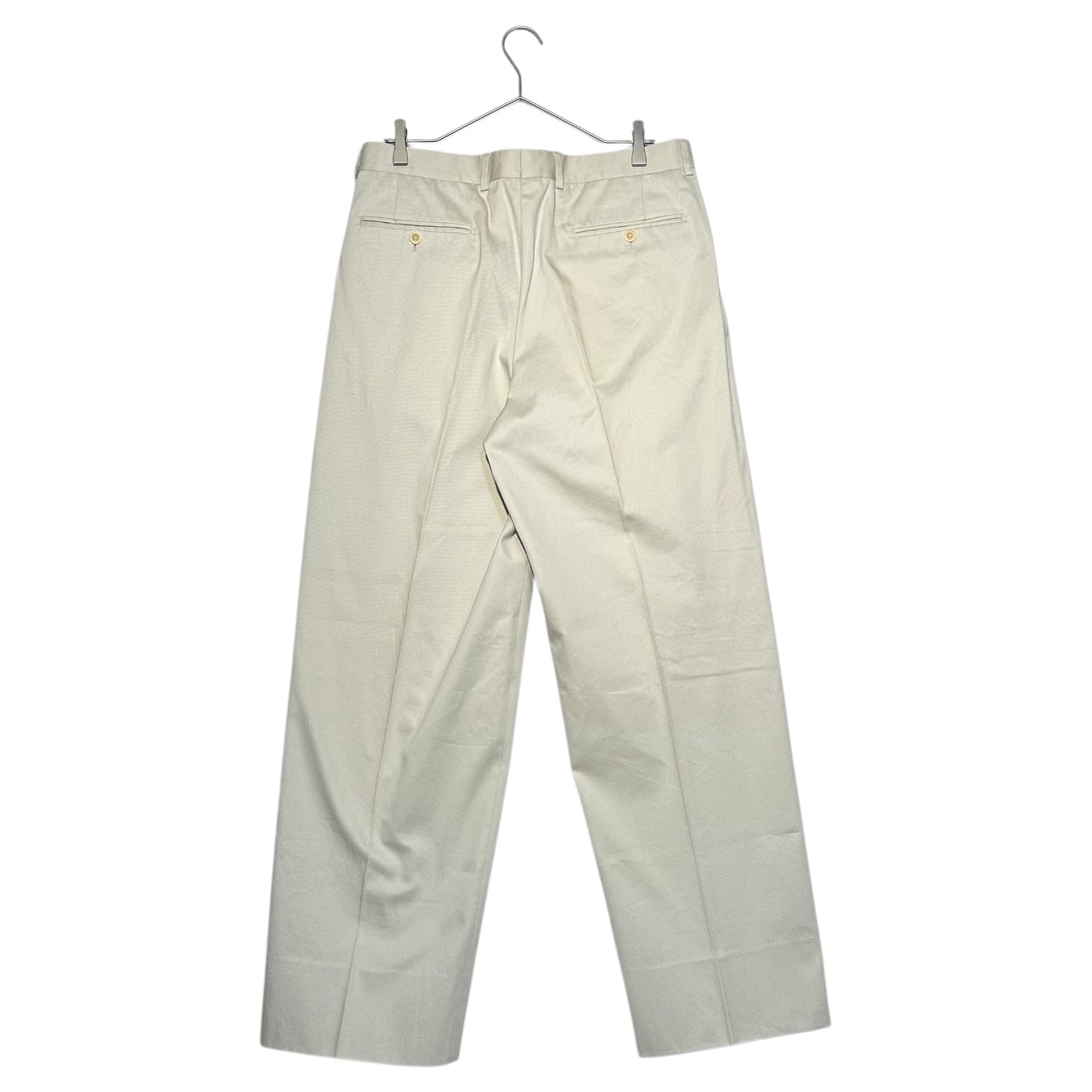 HERMES(エルメス) 2-Tuck Chino Trouser Pants 2タック チノ トラウザー パンツ 52(XL程度) ベージュ スラックス