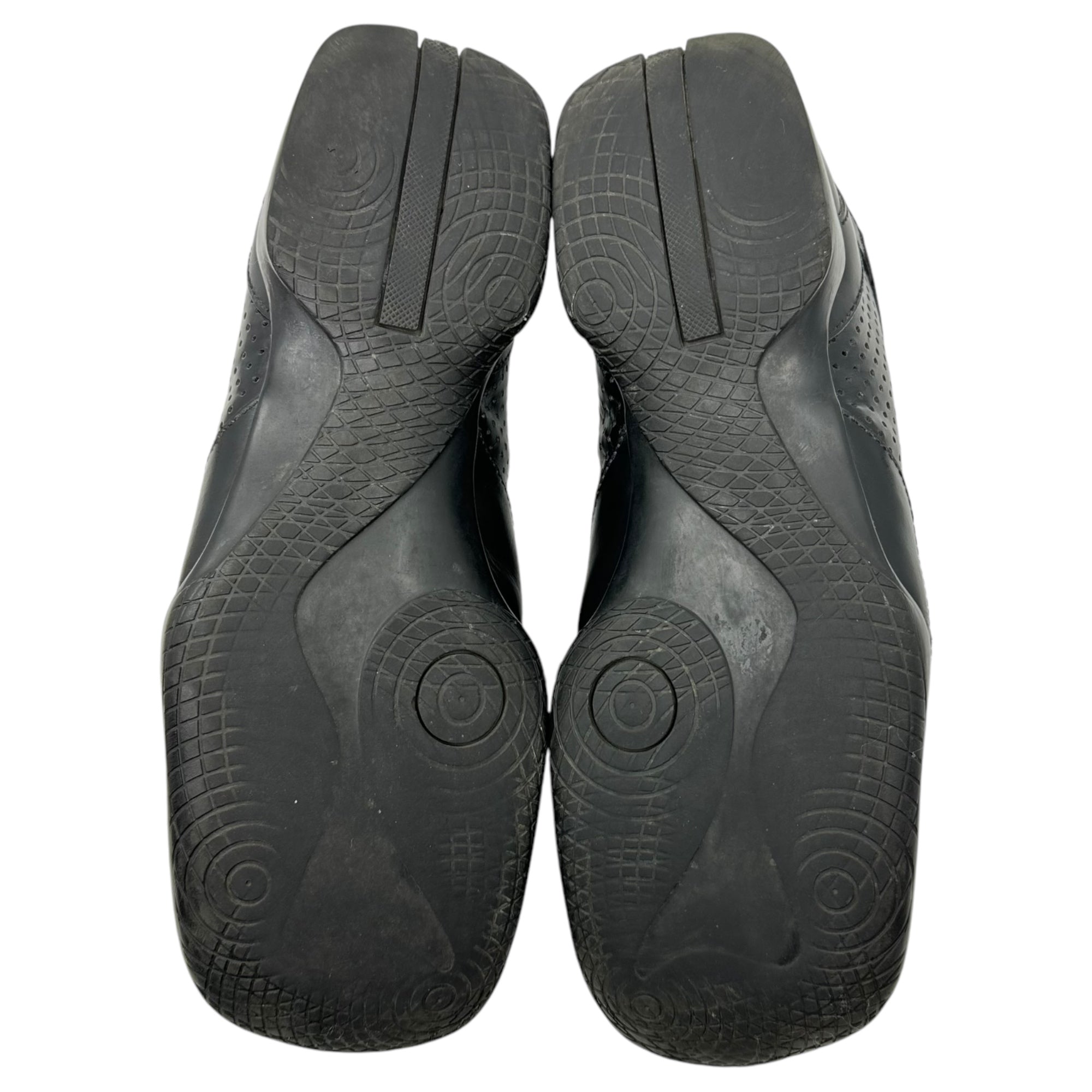 PRADA(プラダ) 00's Perforated leather square toe shoes パンチング レザー スクエア トゥ シューズ 7 1/2(26.5cm程度) ブラック スニーカー