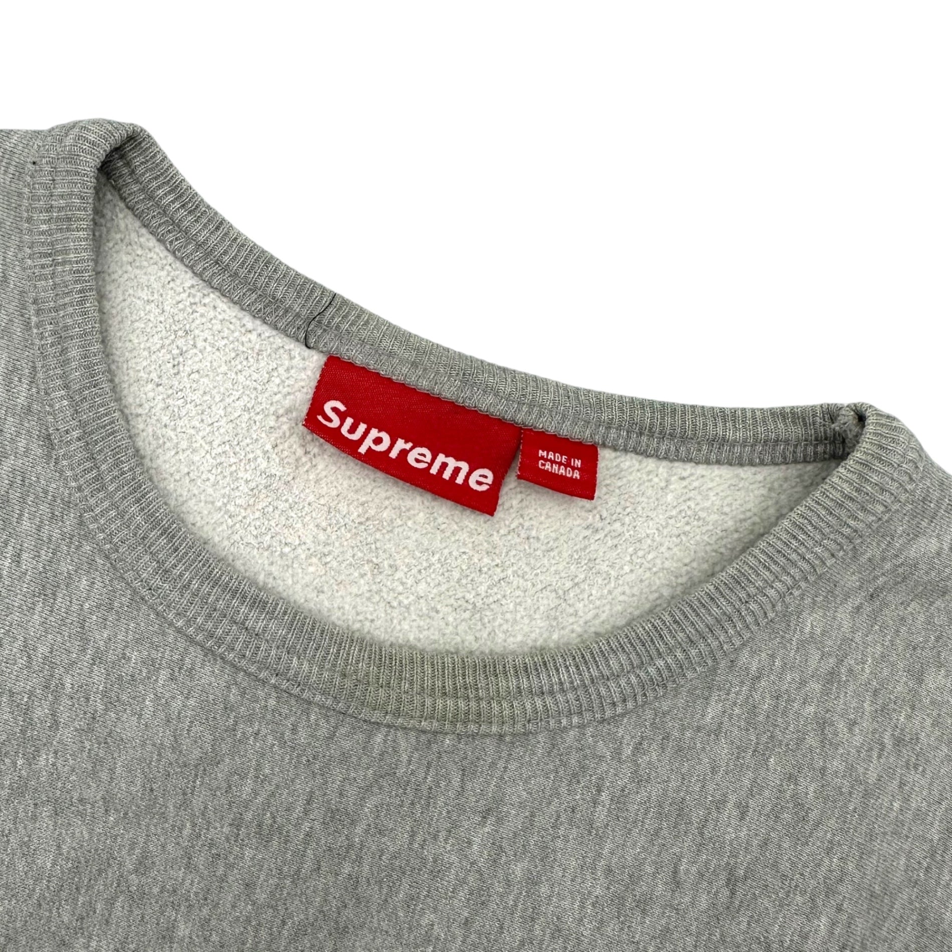 SUPREME(シュプリーム) 2004AW Ewing Crewneck Sweatshirt クルーネックスウェット XL グレー 00's カナダ製