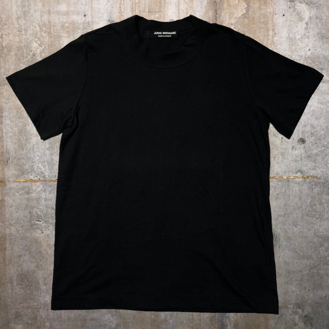 COMME des GARCONS JUNYA WATANABE(コムデギャルソンジュンヤワタナベ) 03SSベーシックTシャツ JZ-T001 表記なし(S程度) ブラック AD2002