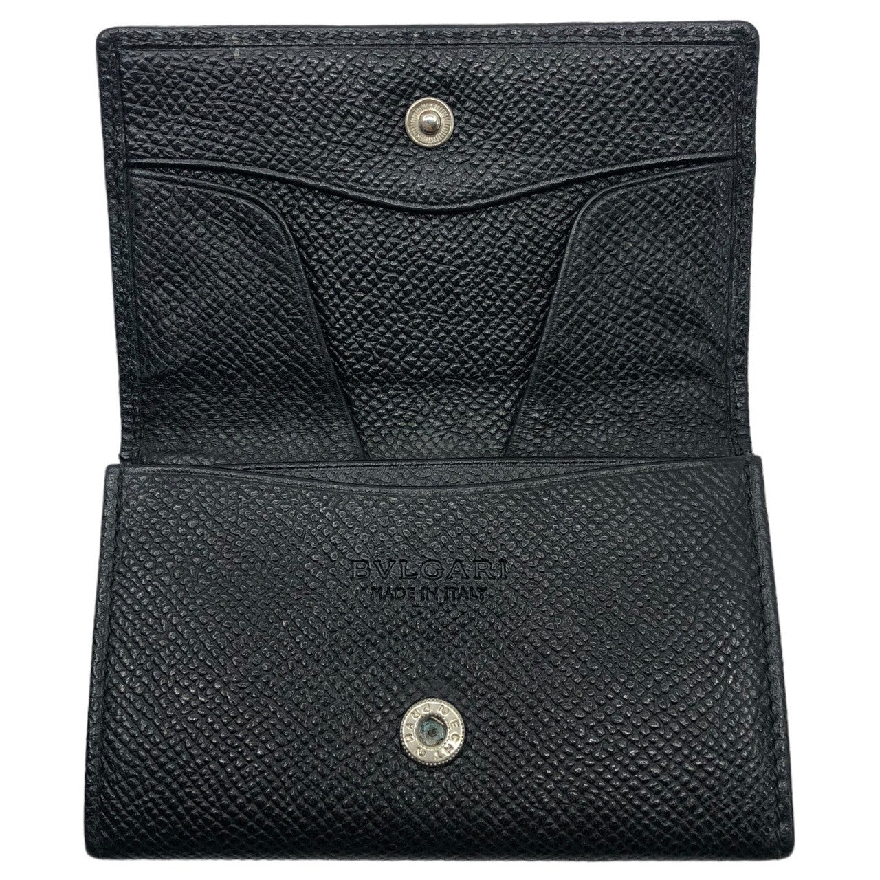 BVLGARI(ブルガリ) レザーカードケース 名刺入れ ブラック