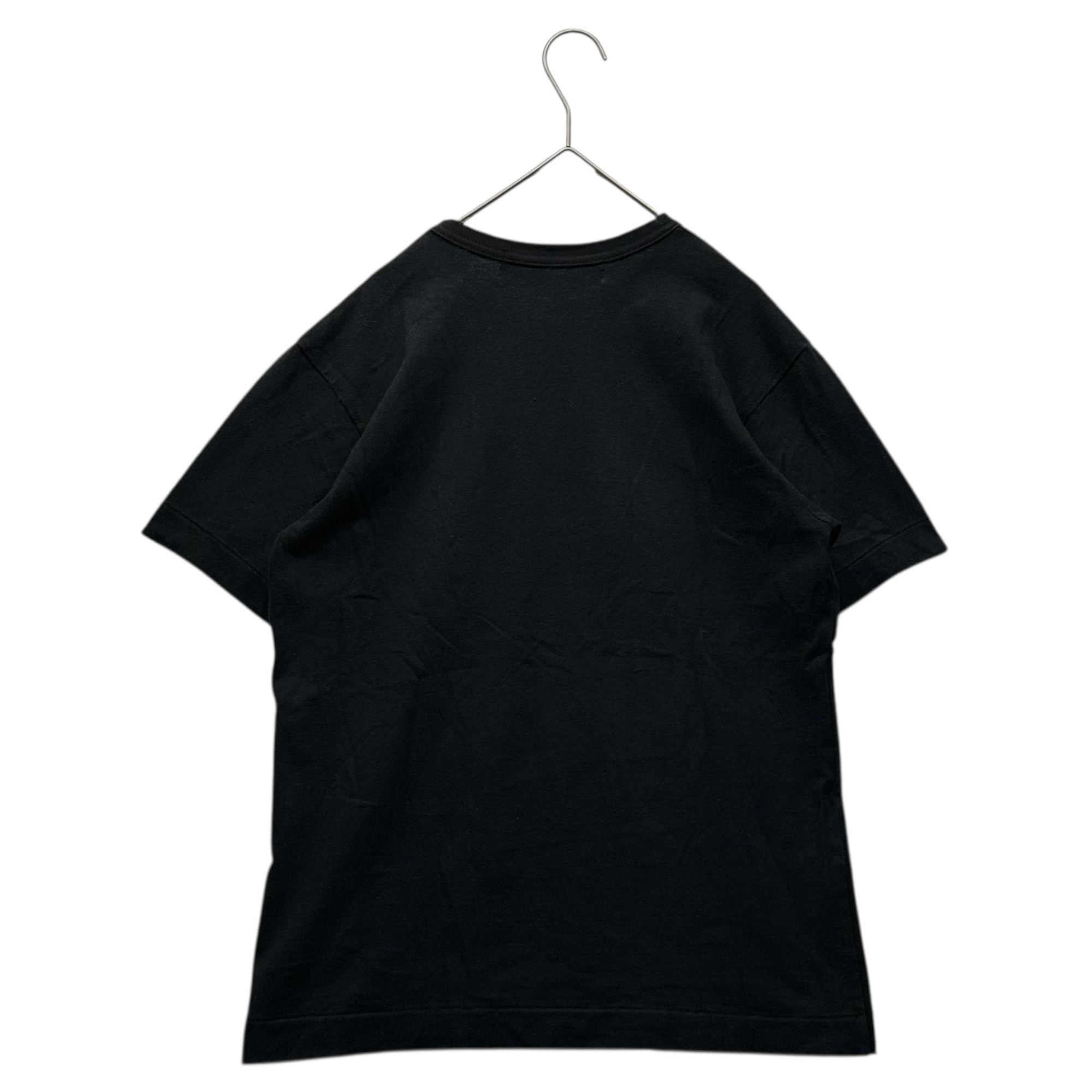 PLAY COMME des GARCONS(プレイコムデギャルソン) 20SS Double Heart Logo Crew Neck T-Shirt AZ-T288 S ブラック×レッド AD2020/02