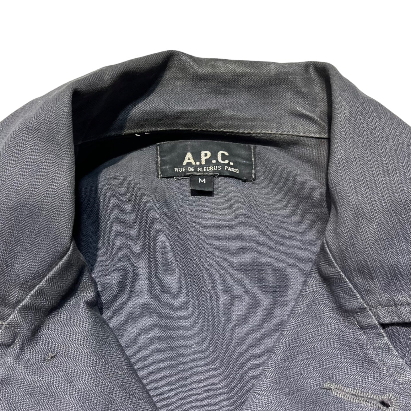 A.P.C.(アーペーセー) 00's French military style jacket フレンチ ミリタリー スタイル ジャケット M グレー イーストバイウエスト期