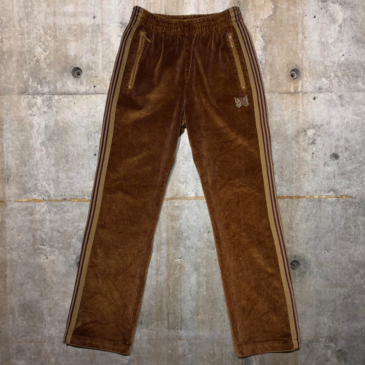 NEEDLES(ニードルズ) 19AW Narrow Track Pants/トラックパンツ FK381 XS ブラウン フリークスストア別注　 ニードルス