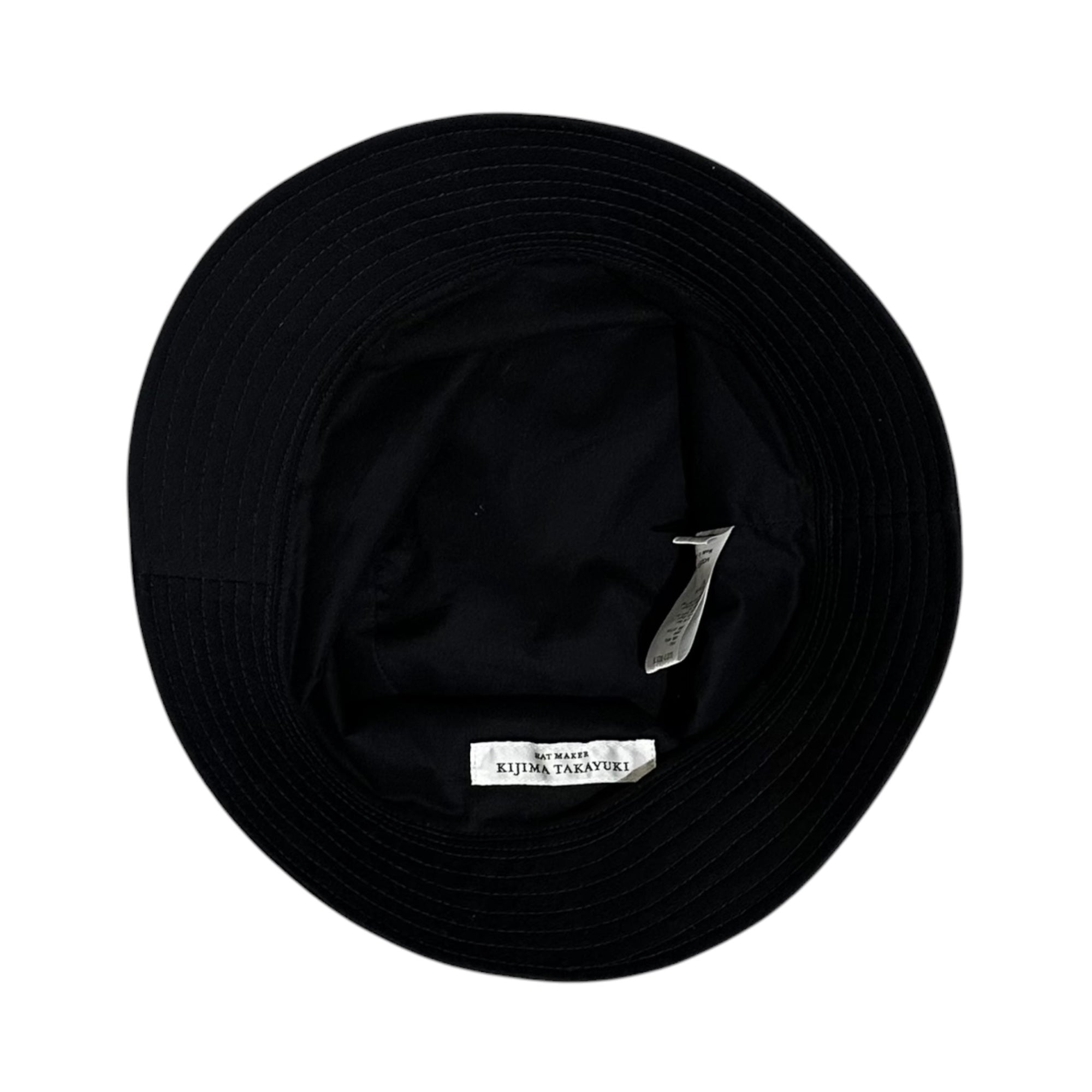 Graphpaper×KIJIMA TAKAYUKI(グラフペーパー×キジマタカユキ) Selvage Wool Bucket hat セルヴィッジ ウール ハット GU212-90267B 3 ダークネイビー バケット