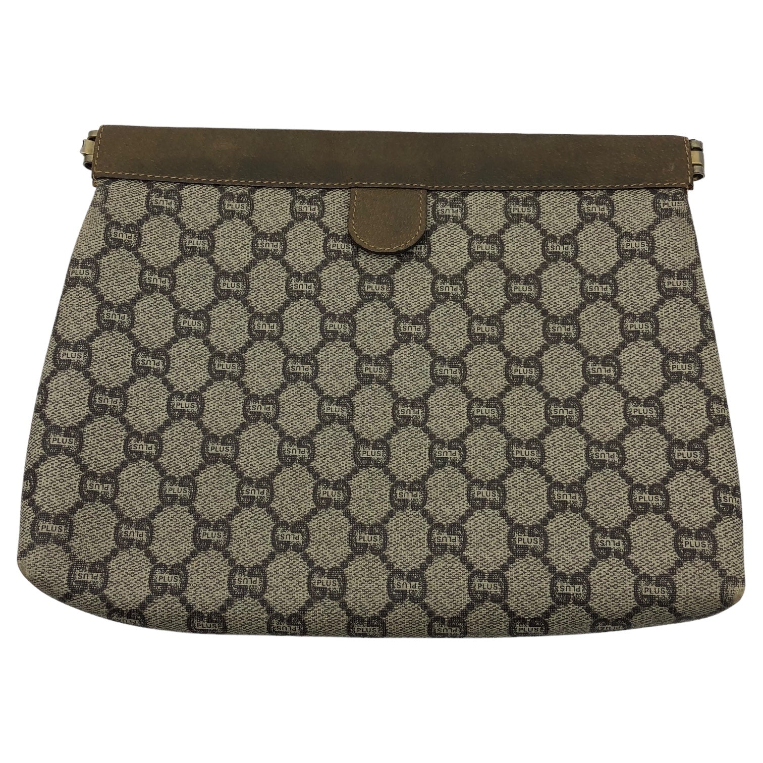 Gucci Plus(グッチプラス) GG canvas clutch bag GGキャンパス クラッチ バッグ OLD GUCCI ベージュ ポーチ セカンド ヴィンテージ