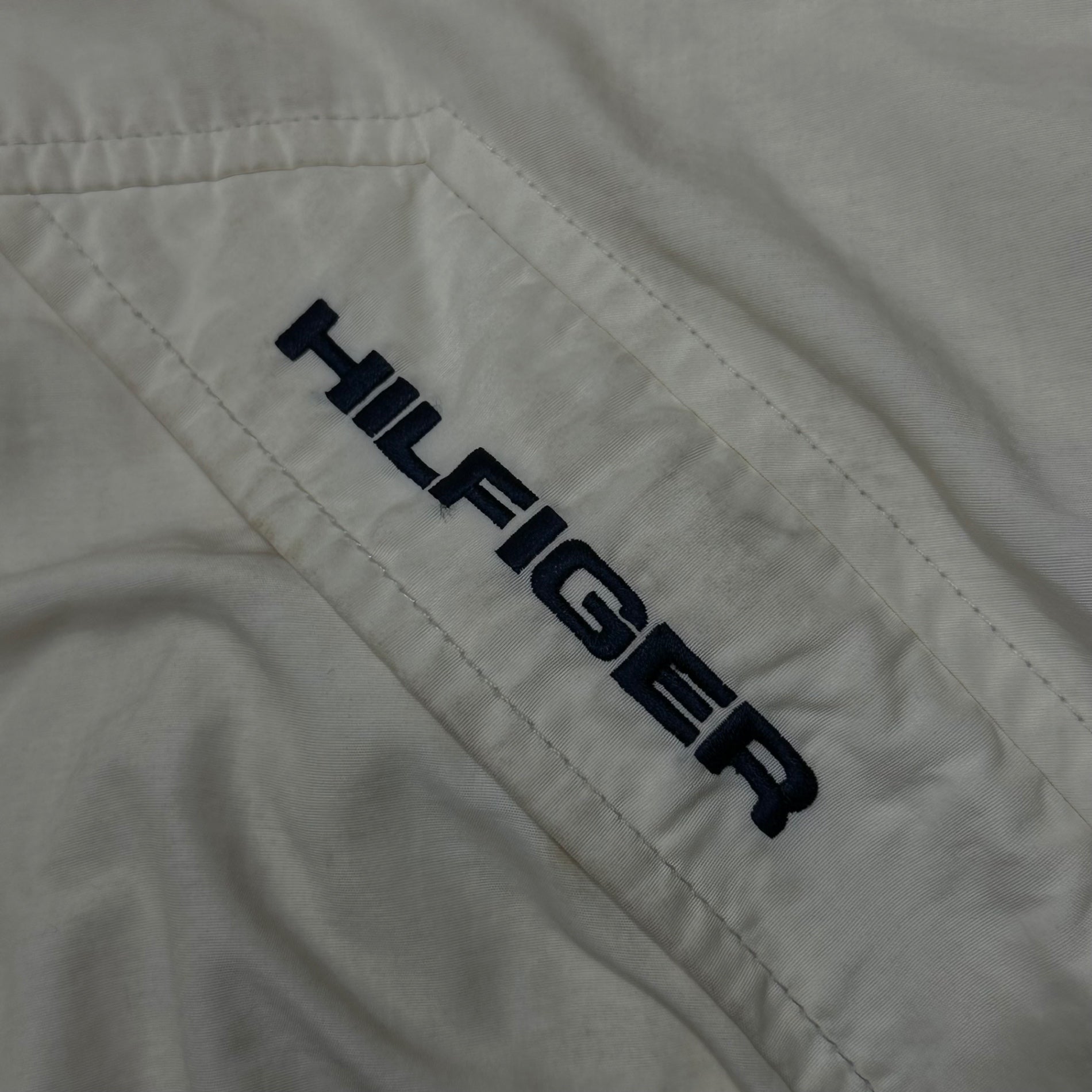 TOMMY HILFIGER(トミーヒルフィガー) 1990's Old Reversible Blouson 1990年代 オールド リバーシブル ブルゾン M アイボリー×ネイビー×レッド