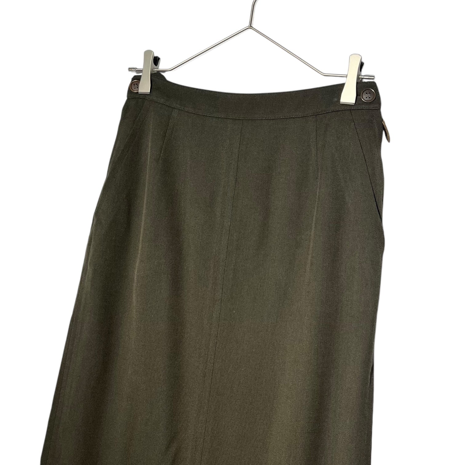 HERMES(エルメス) By Margiela Wool cotton long skirt マルジェラ期 ウール コットン ロング スカート 36(S程度) ブラウン エルメスジャポンタグ