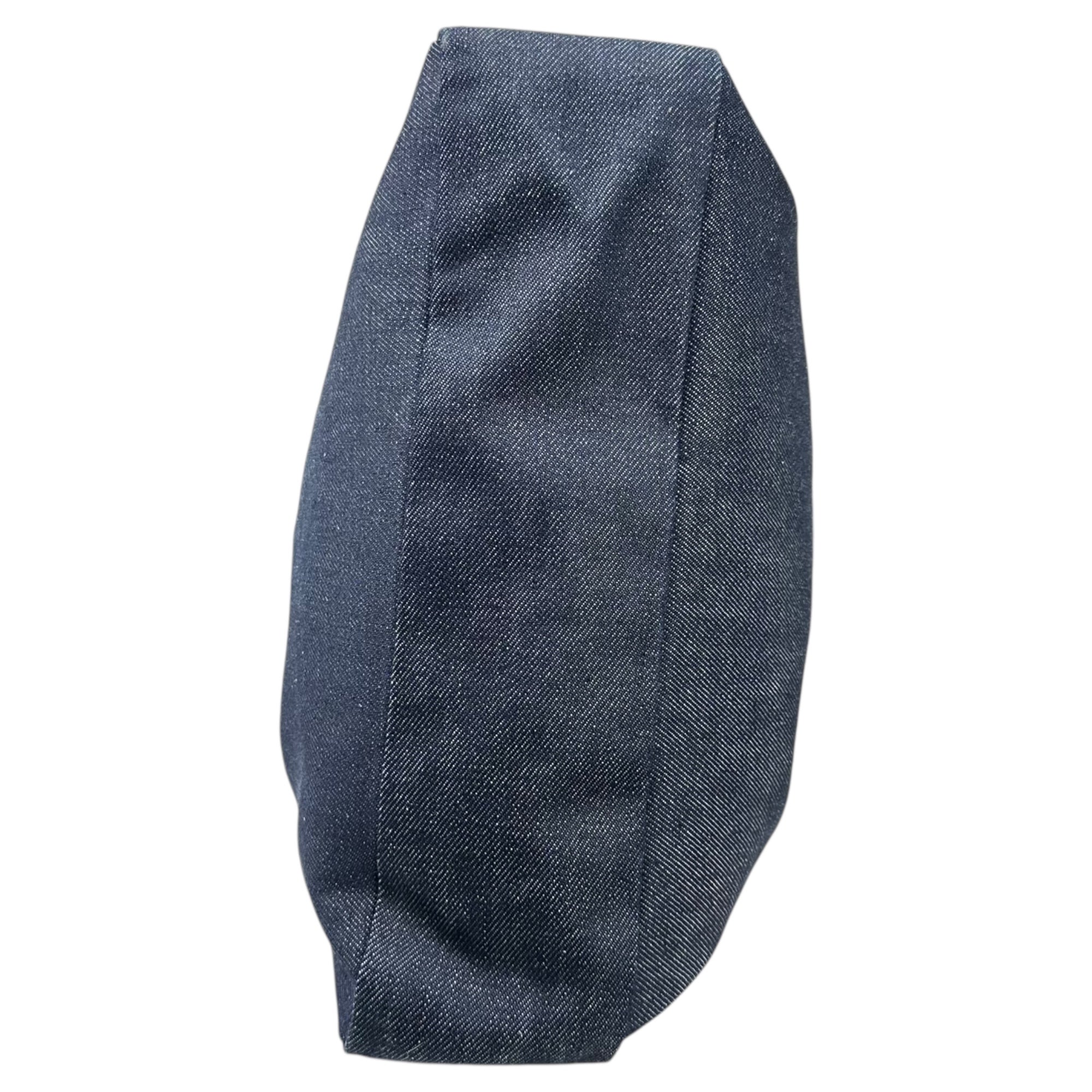 A.P.C.(アーペーセー) Inverted A logo denim tote bag 逆さ A ロゴ デニム トート バッグ インディゴ×ホワイト