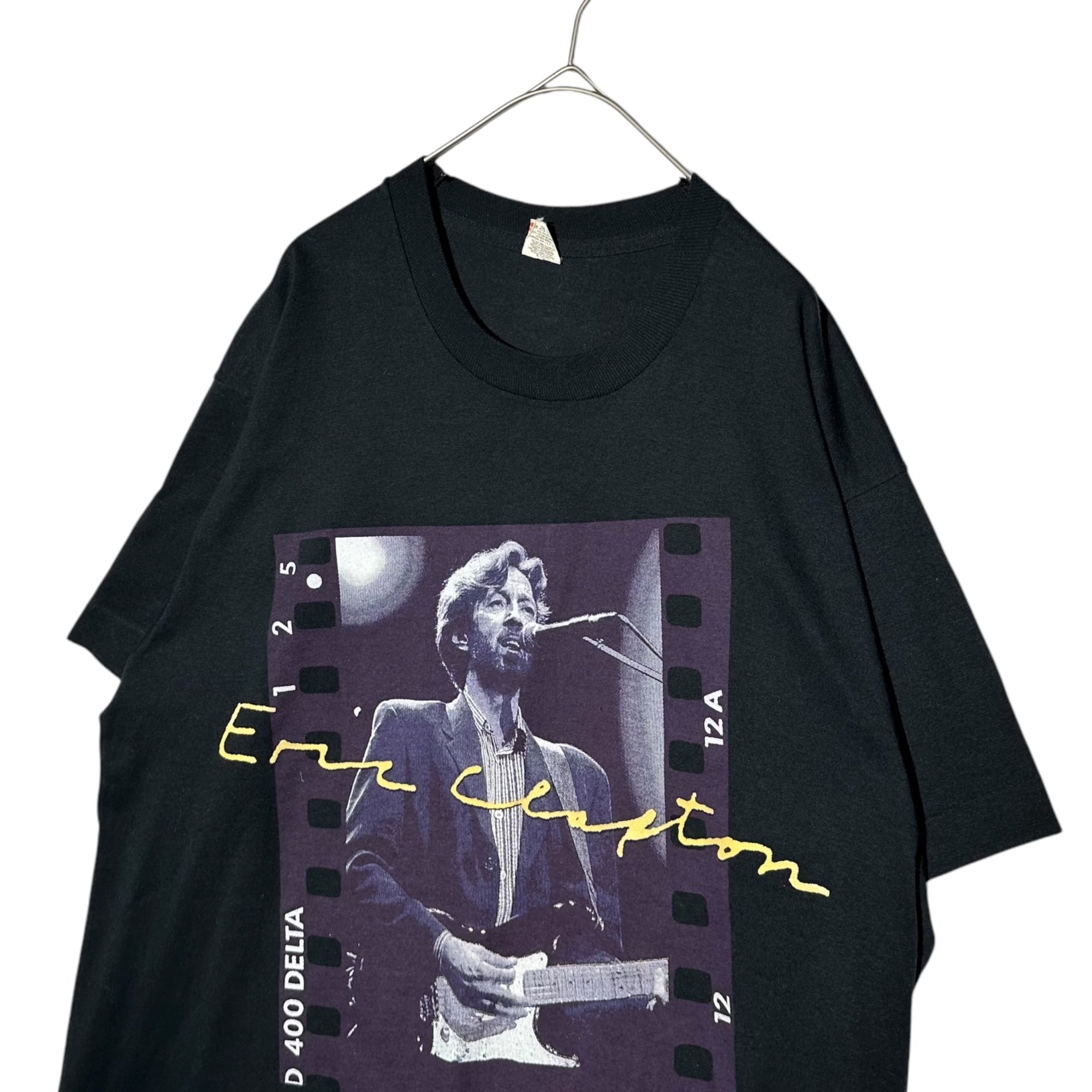 SCREEN STARS(スクリーンスターズ) ©1992 ERIC CLAPTON VINTAGE TEE エリック クランプトン ヴィンテージ Tシャツ L ブラック 90s 90年代 古着 USA製