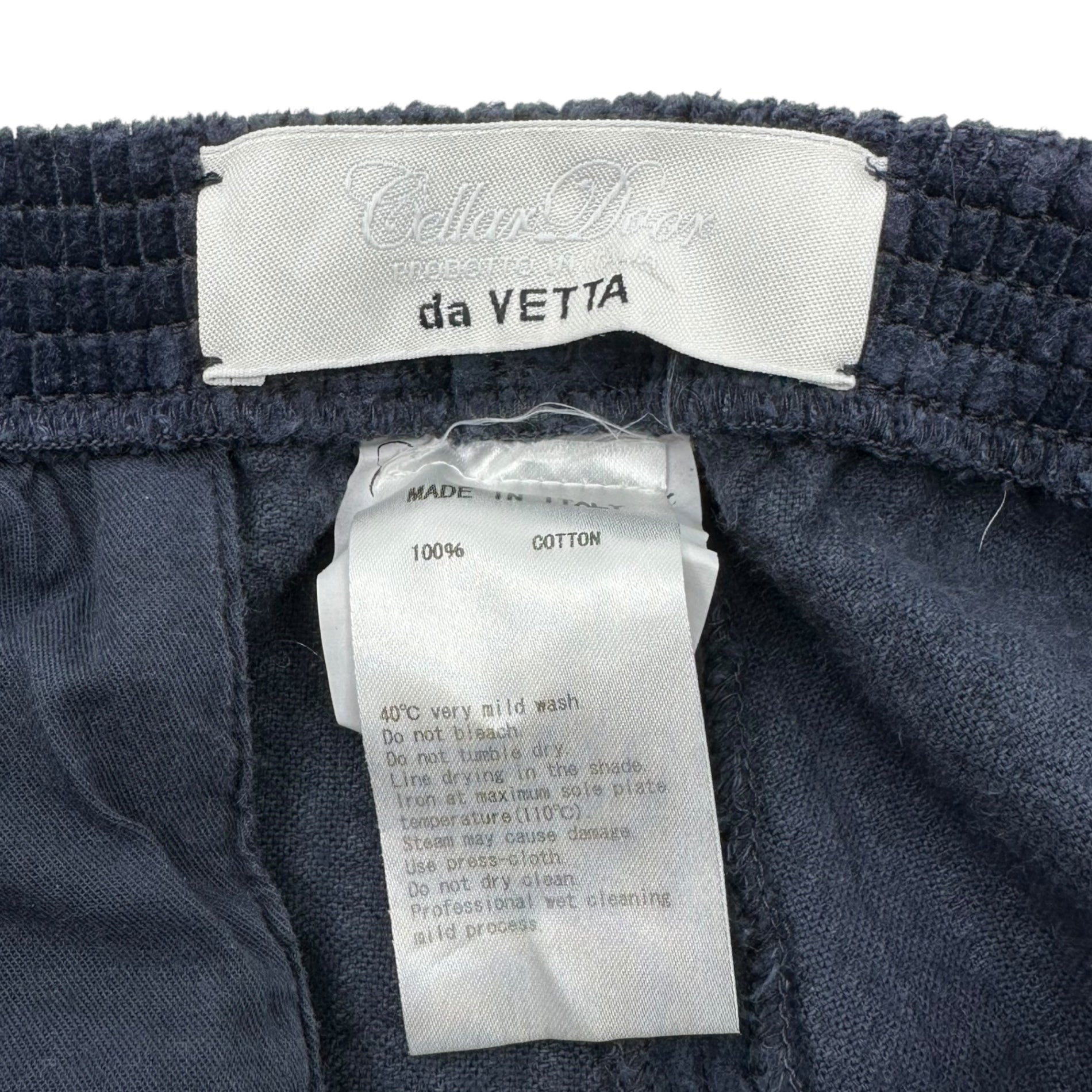 CELLAR DOOR da VETTA(セラドール セラードア) Easy type corduroy pants イージータイプ コデュロイ パンツ 44 ネイビー