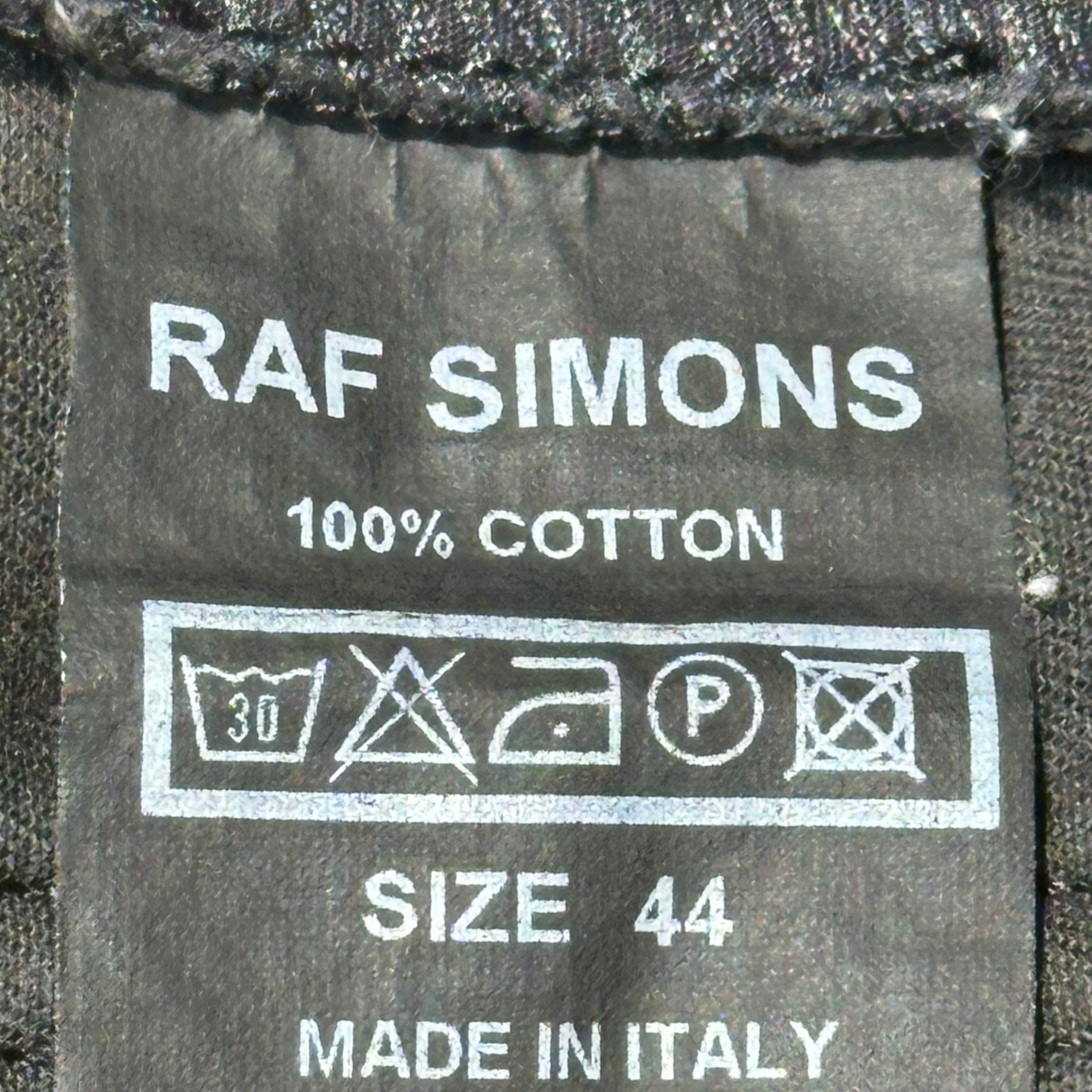 RAF SIMONS(ラフシモンズ) 14AW "STERLING RUBY" Camo Skinny Pants スターリング カモ スキニー パンツ 44(XS程度) カーキ×ブラック アーティスト コラボ アーカイブ CRIM NEG