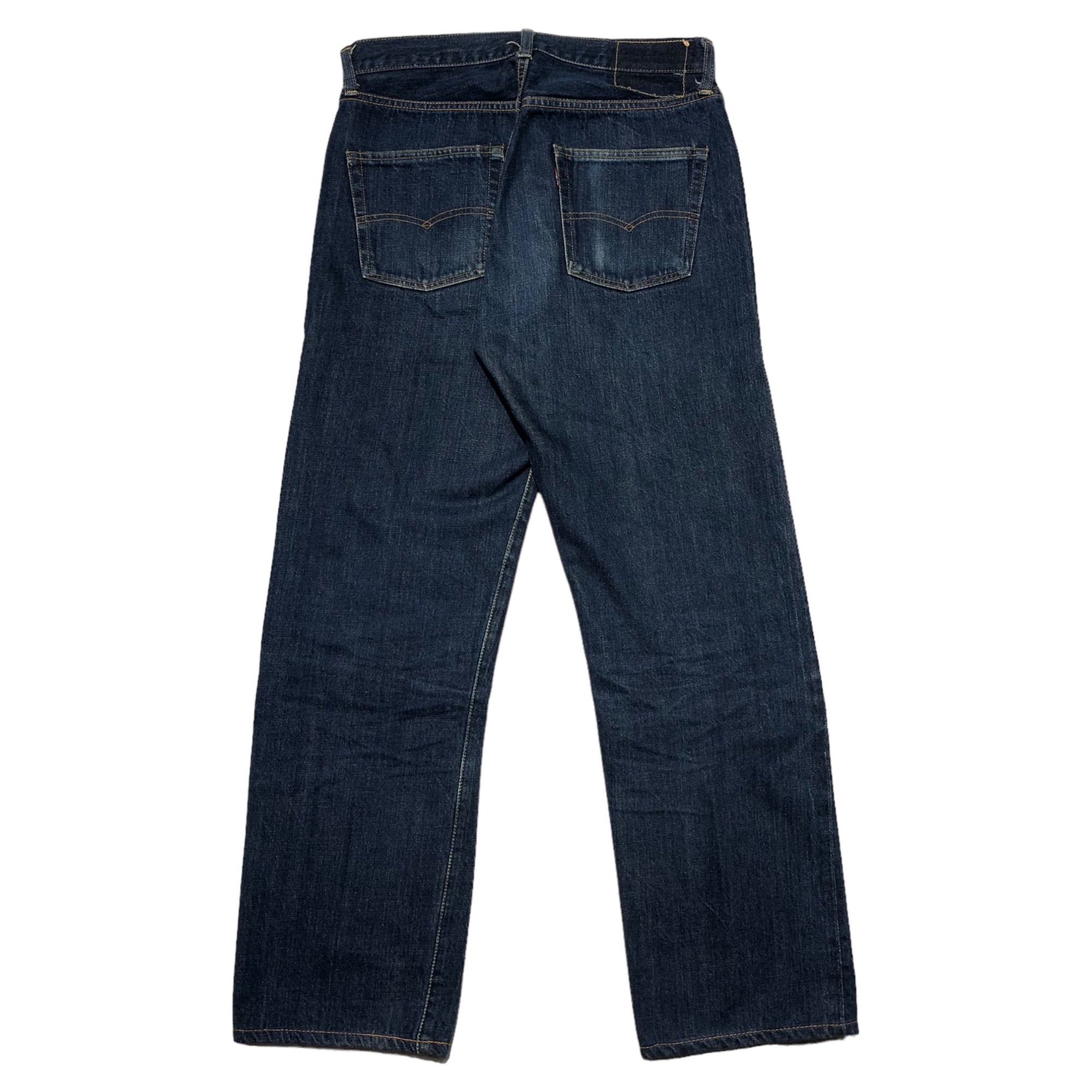 Levi's(リーバイス) 66501 復刻モデル BIGE STRAIGHT DENIM PANTS ストレート デニム パンツ 赤耳 31 インディゴ