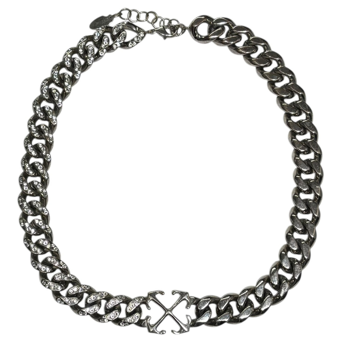 Off-White(オフホワイト) Arrow Chain Necklace With Strass アロー 