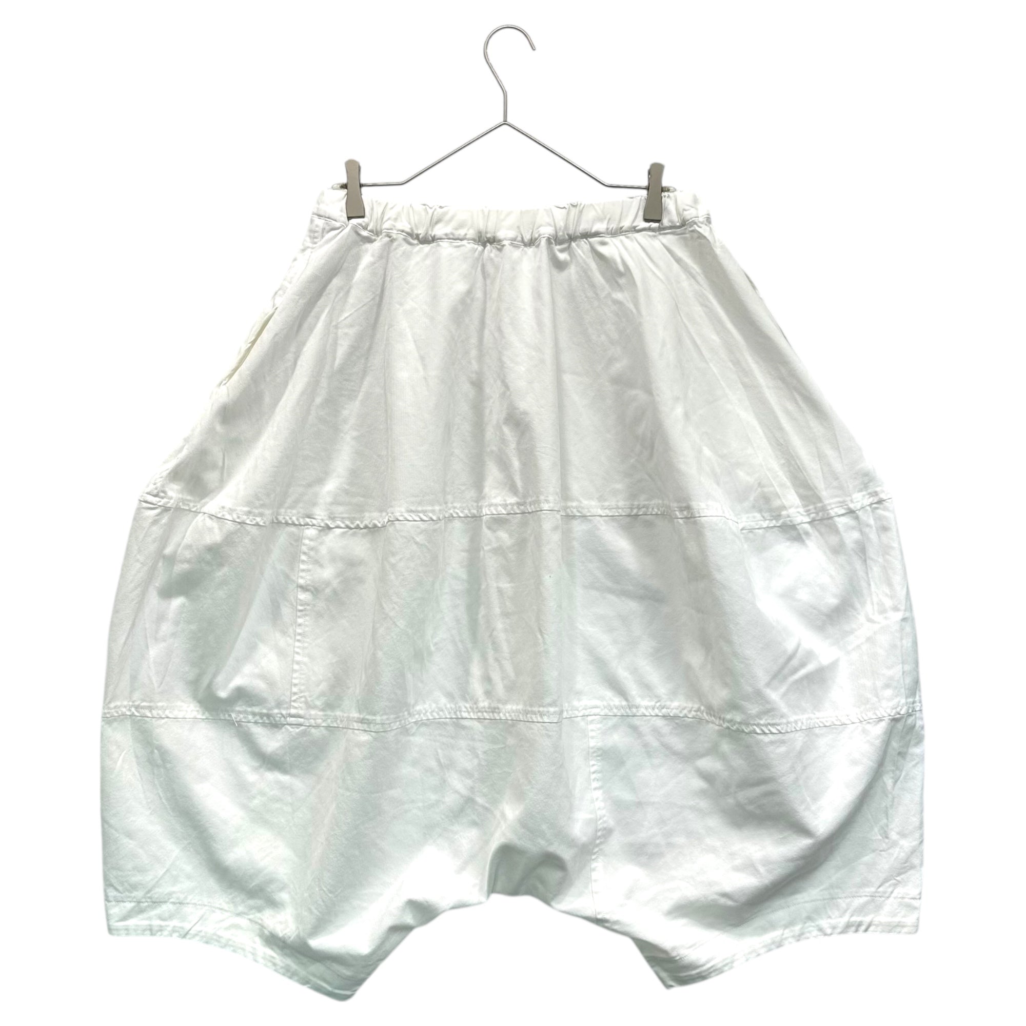 BLACK COMME des GARCONS(ブラックコムデギャルソン) 17SS Polyester Panel Sarouel Balloon Pants ポリエステル パネル サルエル バルーン パンツ 1S-P037 M ホワイト AD2016 男女着用可能