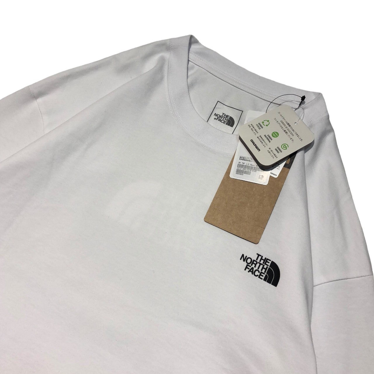 THE NORTH FACE(ノースフェイス) L/S Back Square Logo Tee ロングスリーブ バックスク エア ロゴ ティー NT82131 XXL ホワイト 長袖 Tシャツ