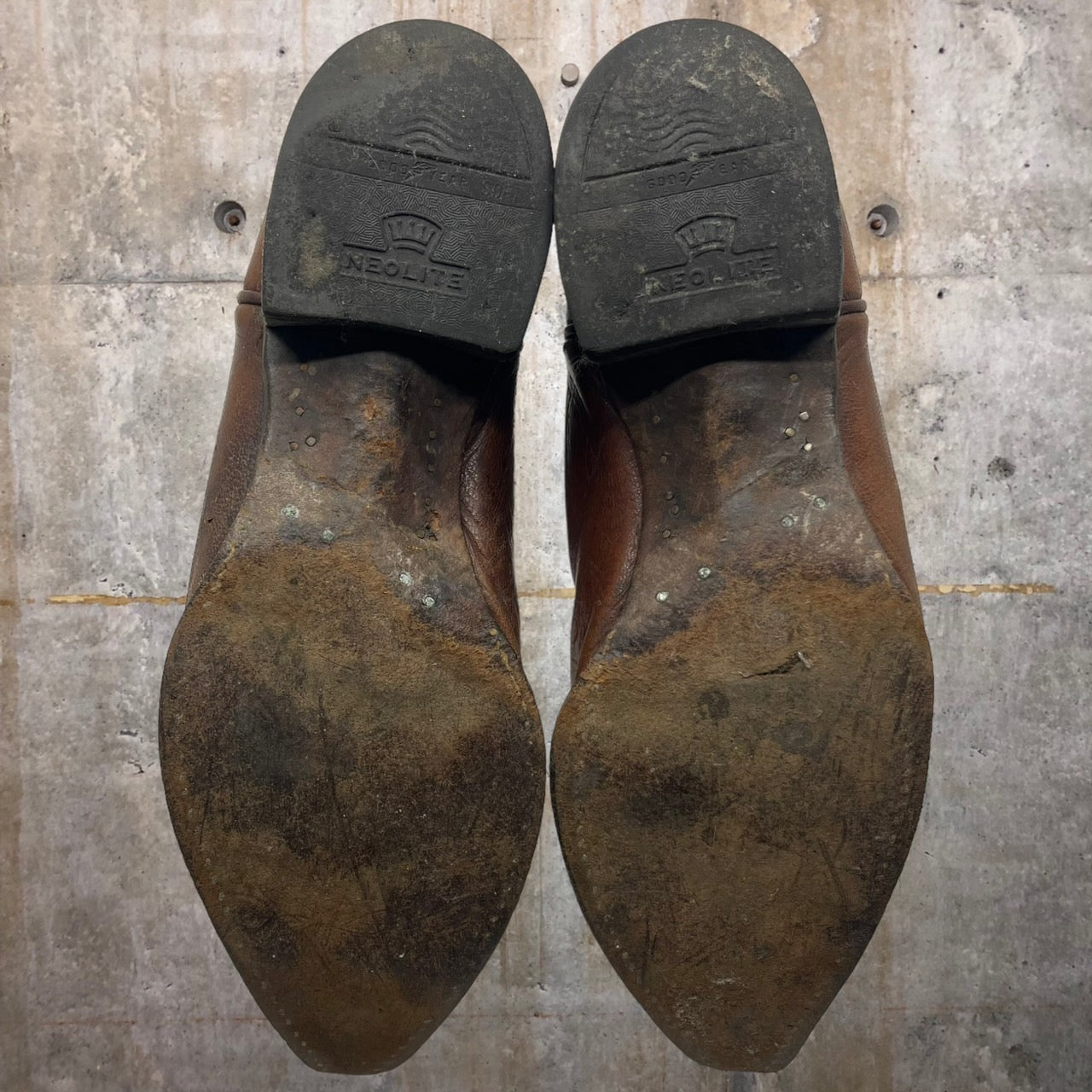 NEOLITE(ネオライト) 70~80'sウエスタンブーツ 表記消え ブラウン