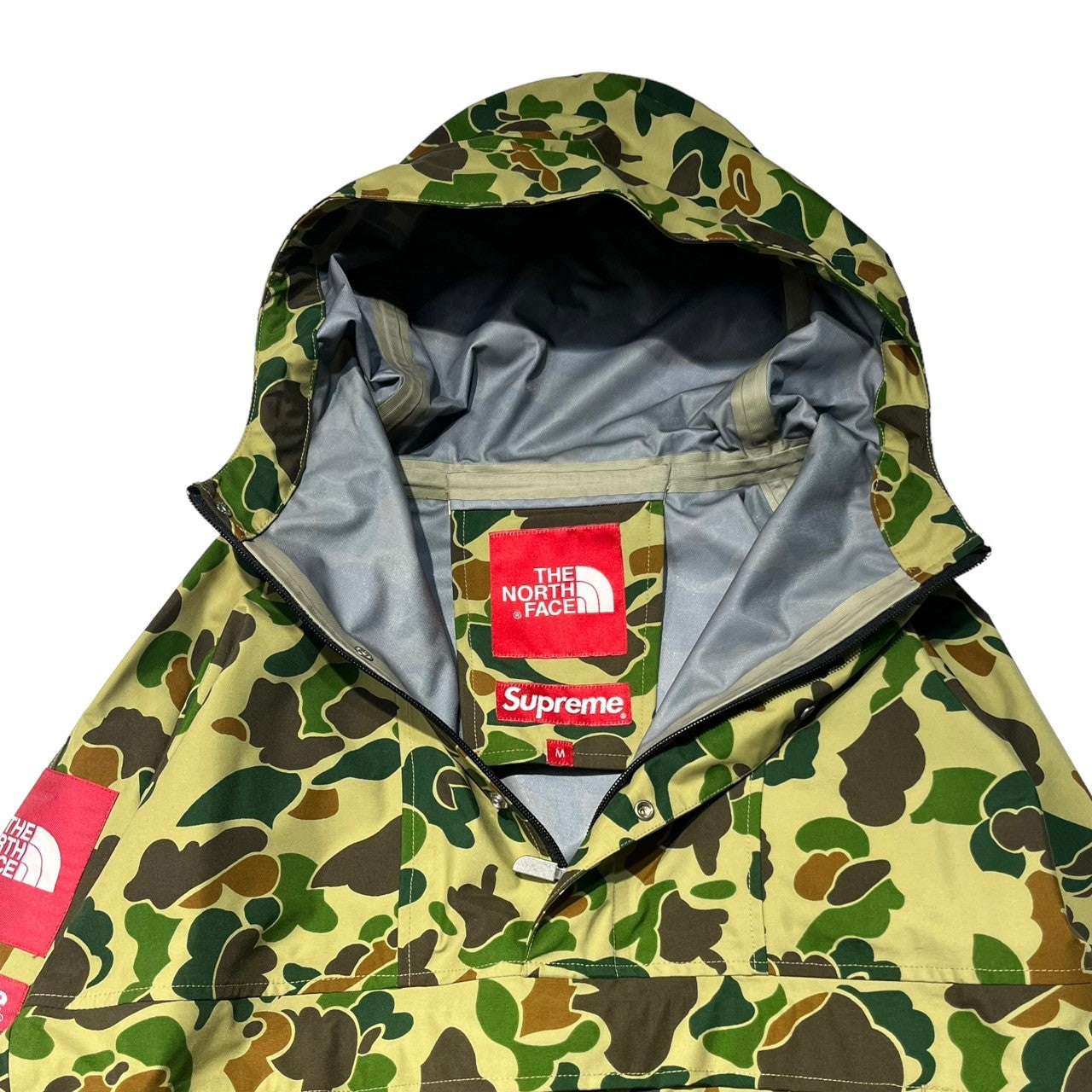 SUPREME×THE NORTH FACE(シュプリーム×ノースフェイス) 10SS EXPEDITION PULLOVER JACKET エクスペディション プルオーバージャケット NP01099 M カーキ