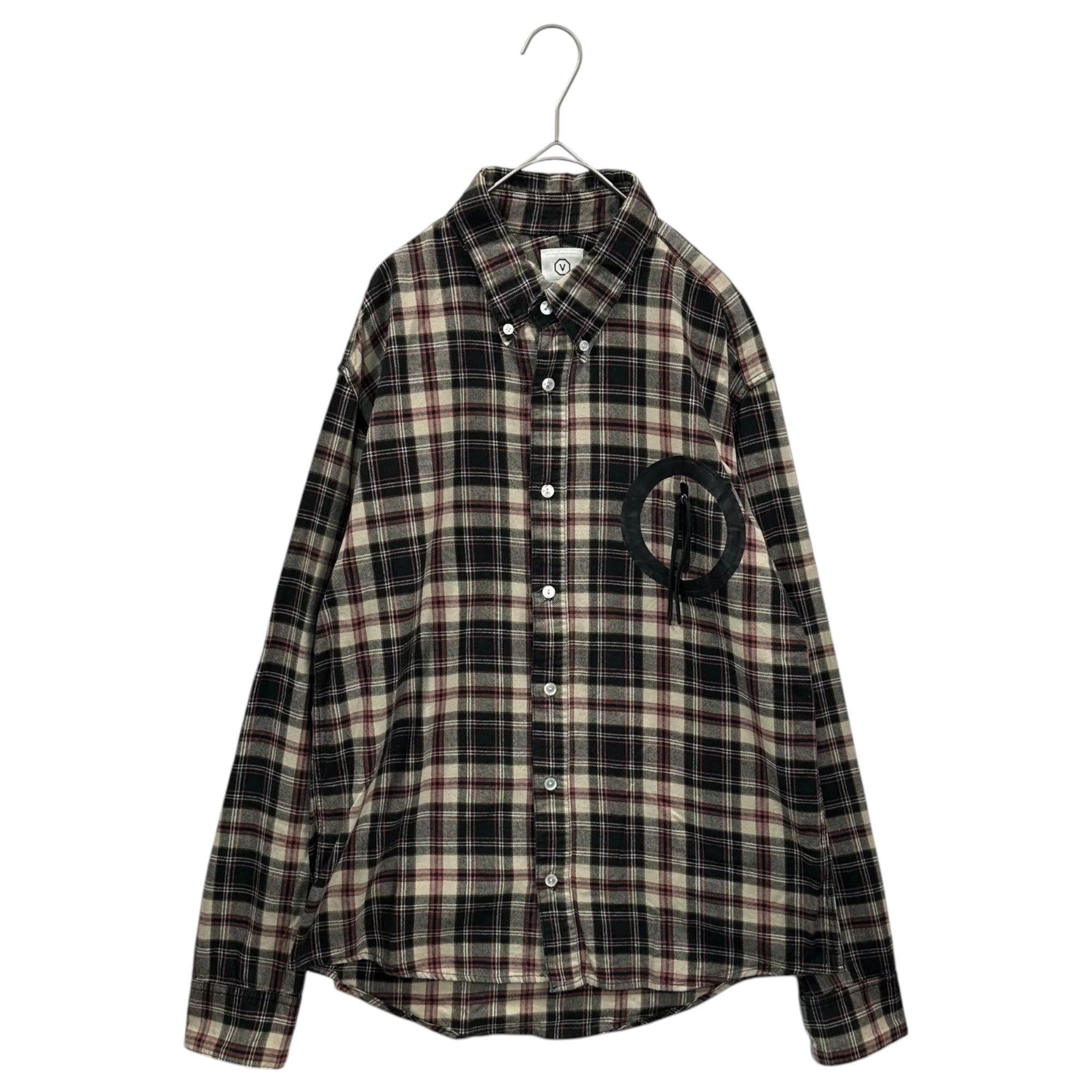 VISVIM(ビズビム/ヴィズヴィム) WELD SHIRT サークル ポケット チェック シャツ M ブラック×ホワイト