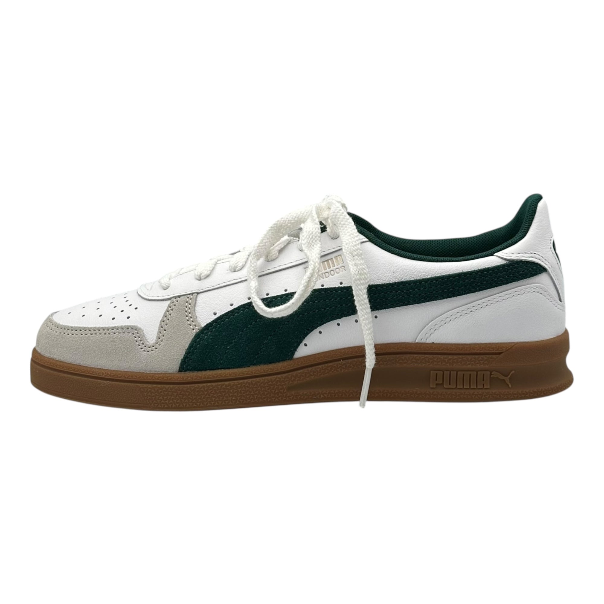 PUMA(プーマ) EXCLUSIVE INDOOR 限定 インドア ローカットスニーカー 401360-05 28.0cm ホワイト×グリーン