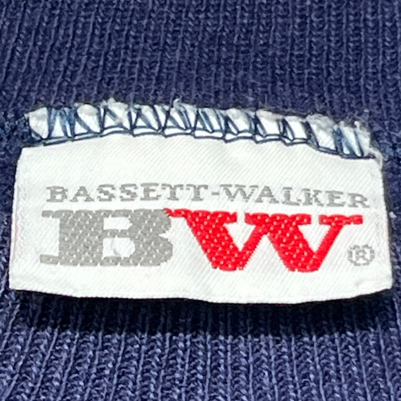 BASSETT WALKER(バセットウォーカー) 80's "United"Raglan S/S suede ラグラン 半袖 ヴィンテージ スウェット - ネイビー 80年代 ユナイテッド Tシャツ