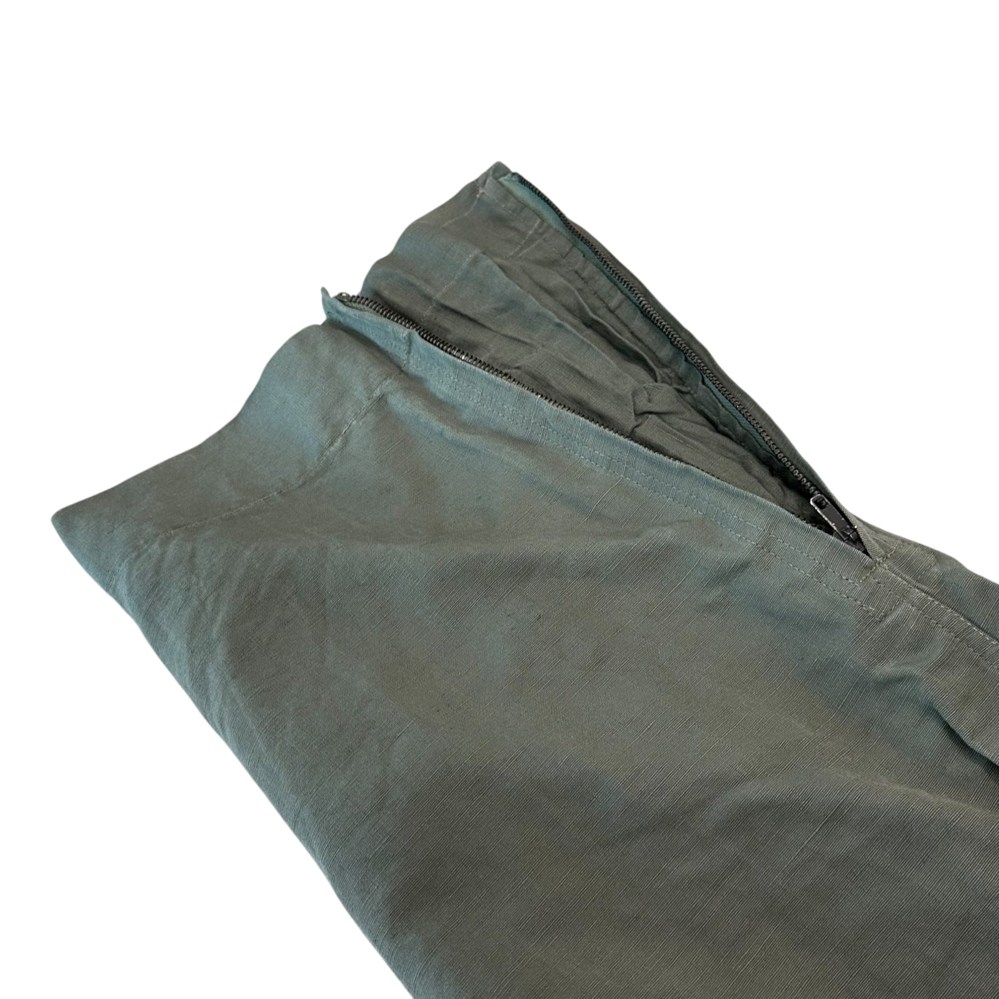 Italian Military(イタリア軍) Air Force Belted Field Pants エアフォース ベルテッド フィールド パンツ 50 オリーブ ヴィンテージ AF ririジップ パラシュート
