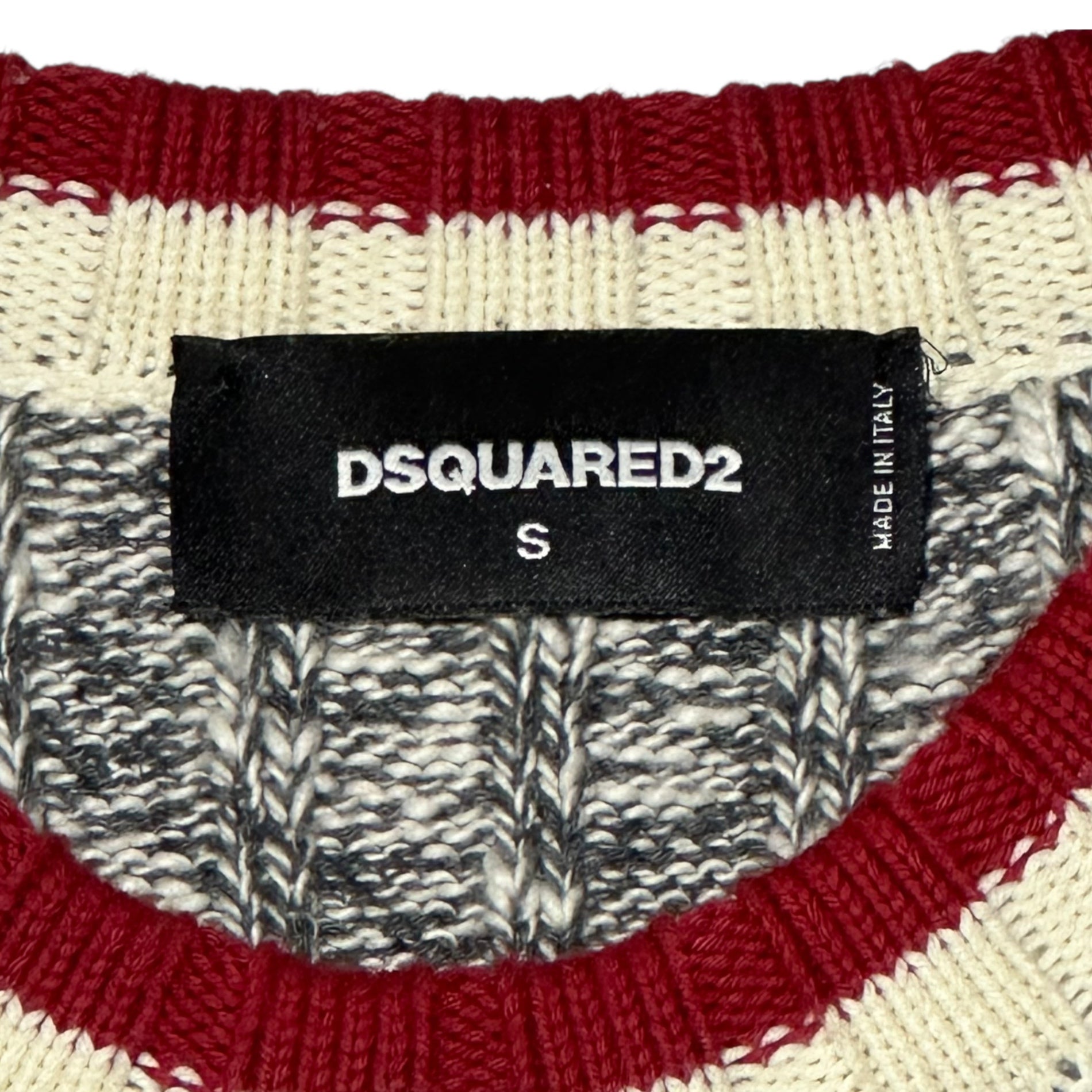 DSQUARED2(ディースクエアード) 2-Pocket Cotton Knit 2ポケット コットン ニット S グレー S74HA0637