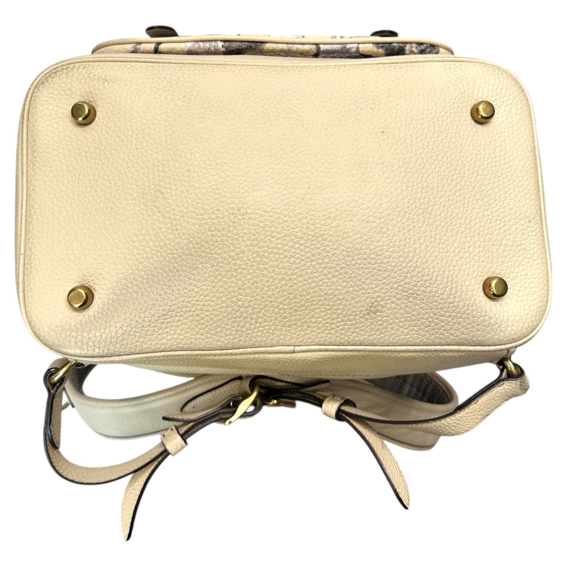 COACH(コーチ) X Mint + Serf Carriage キャリッジ バックパック CE190 ベージュ リュック レザー グラフィック