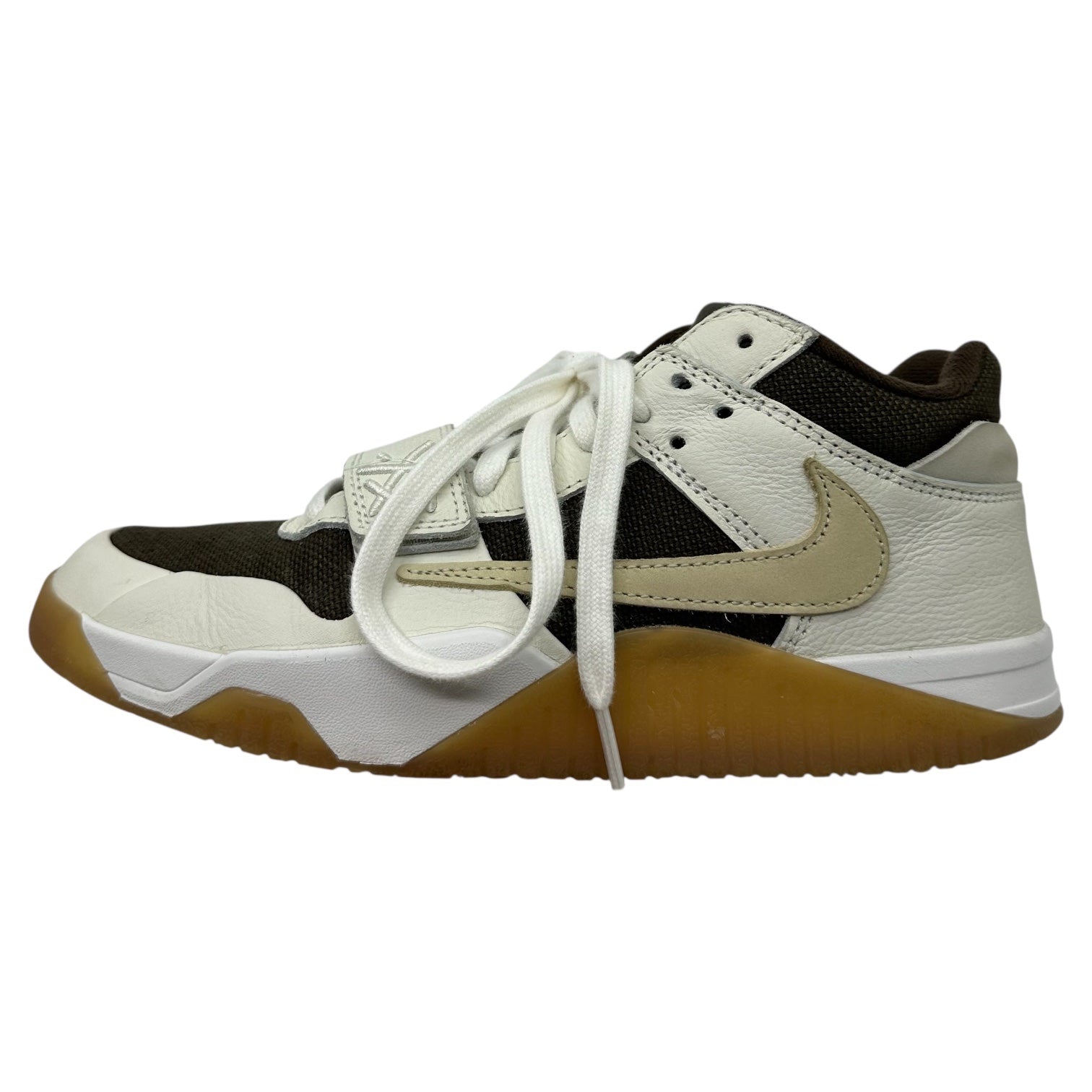 NIKE×Travis Scott(ナイキ×トラヴィススコット) Jordan Jumpman Jack TR "Sail and Dark Mocha" ジョーダン ジャンプマンジャック TR セイル アンド ダークモカ FZ8117-100 26.5cm ホワイト×ブラウン