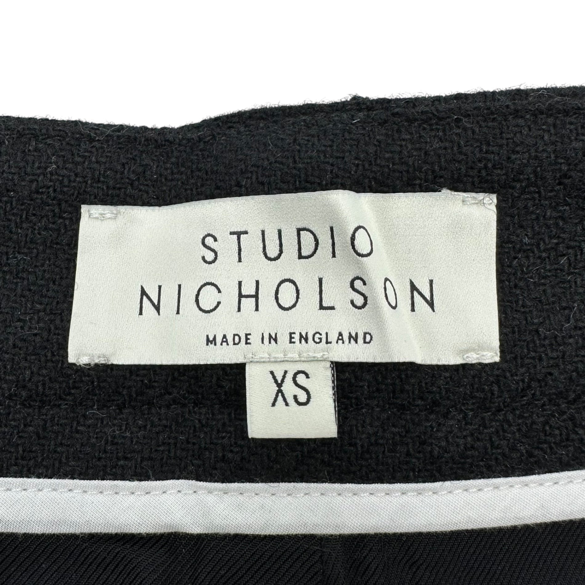 STUDIO NICHOLSON(スタジオニコルソン) BUSHEL VOLUME PANTS ブッシェル ボリューム パンツ BUSHEL-SNM-027 XS ブラック