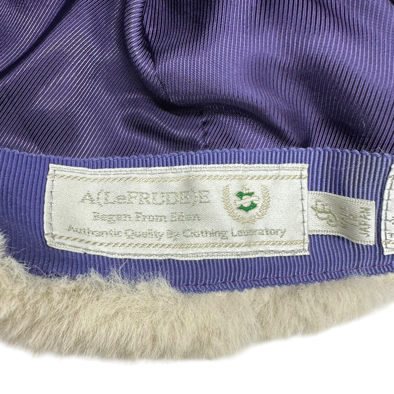 A(LeFRUDE)E(アレフルード) JAPAN made Boa Fleece Cap 日本製 ボア フリース キャップ ベージュ