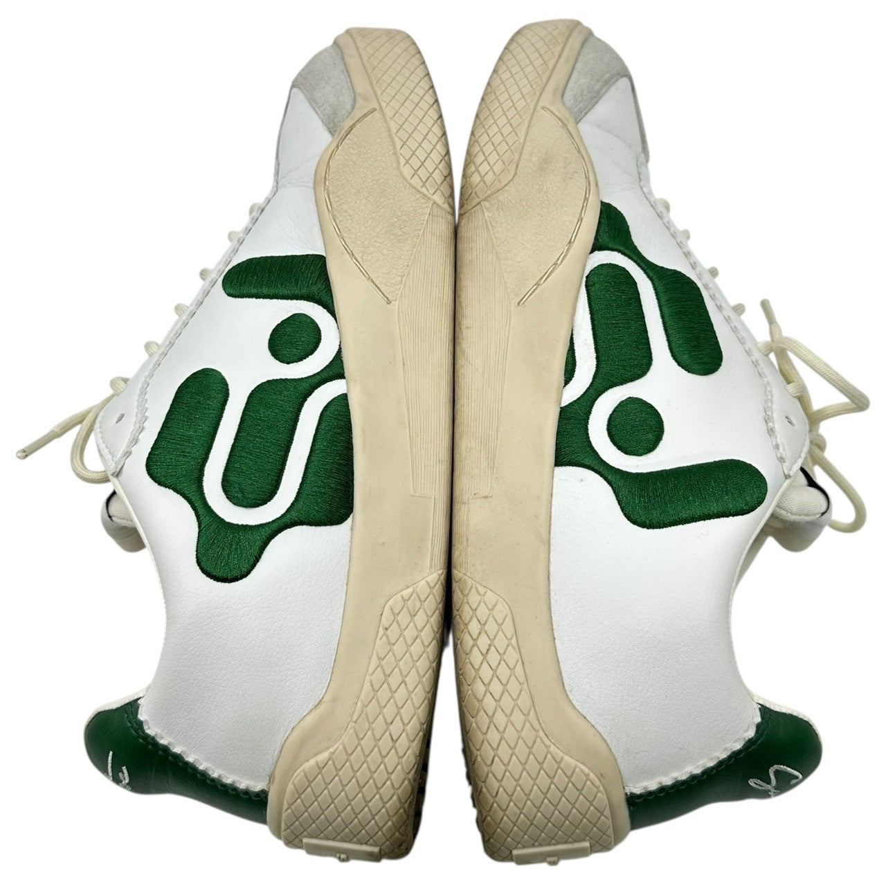 EYTYS(エイティーズ) Santos サントス 1513908 41(27cm程度) ホワイト×グリーン LOW-TOP sneakers ロゴ ローカット スニーカー