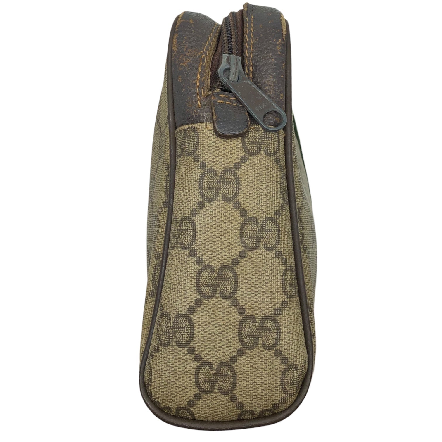 GUCCI(グッチ) Sherry line GG canvas clutch bag シェリーライン GG キャンバス クラッチ バッグ 010・373. ベージュ OLD GUCCI セカンド ポーチ