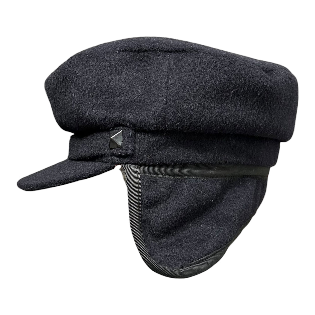 NUMBER (N)INE(ナンバーナイン) Wool Body Flight Cap ウール ボディ フライト キャップ L ネイビー
