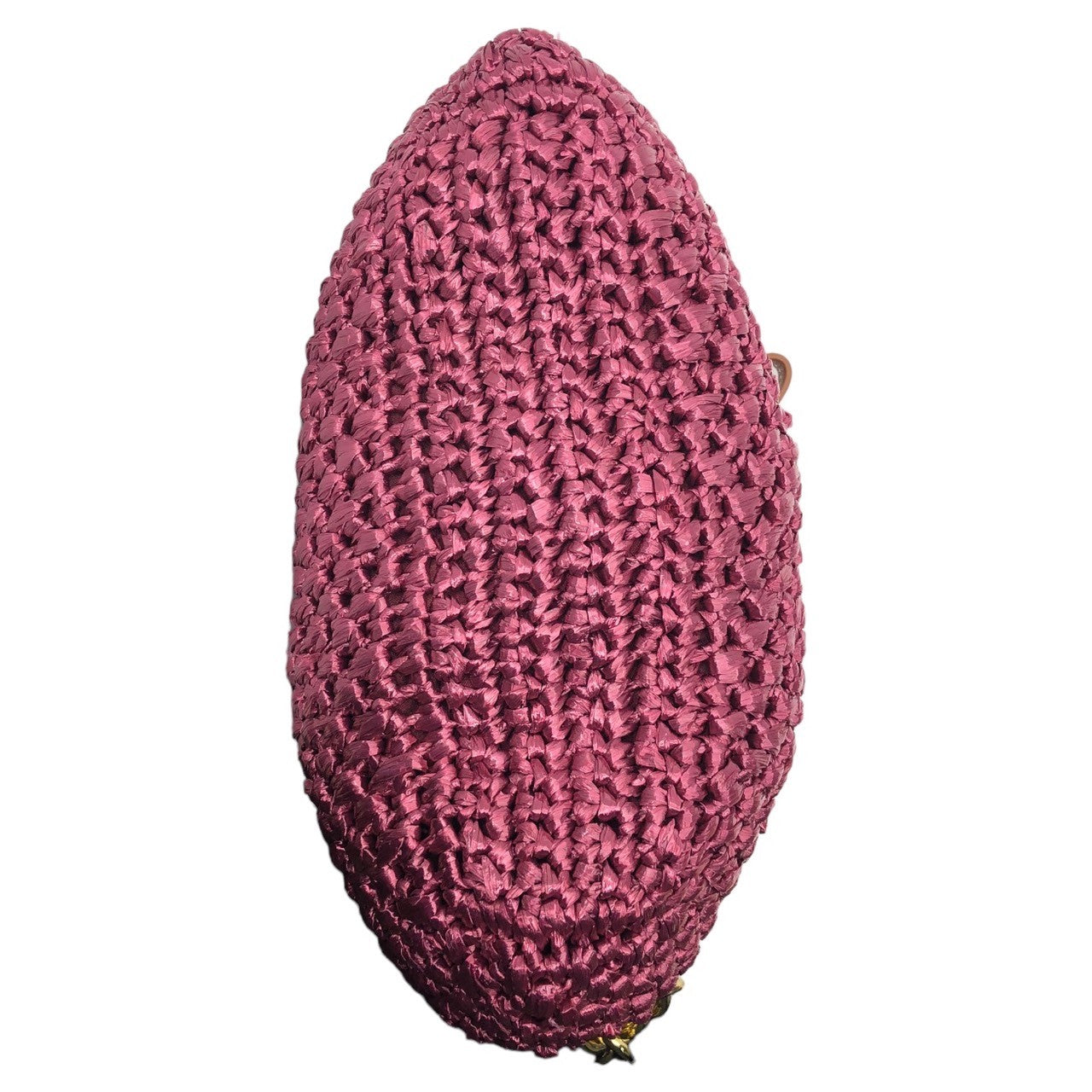 MAISON MARGIELA(メゾンマルジェラ) RAFFIA S.W.A.L.K. II SMALL BAG ニットハンド ショルダー がま口バッグ S56WD0130 ピンク チェーンバッグ