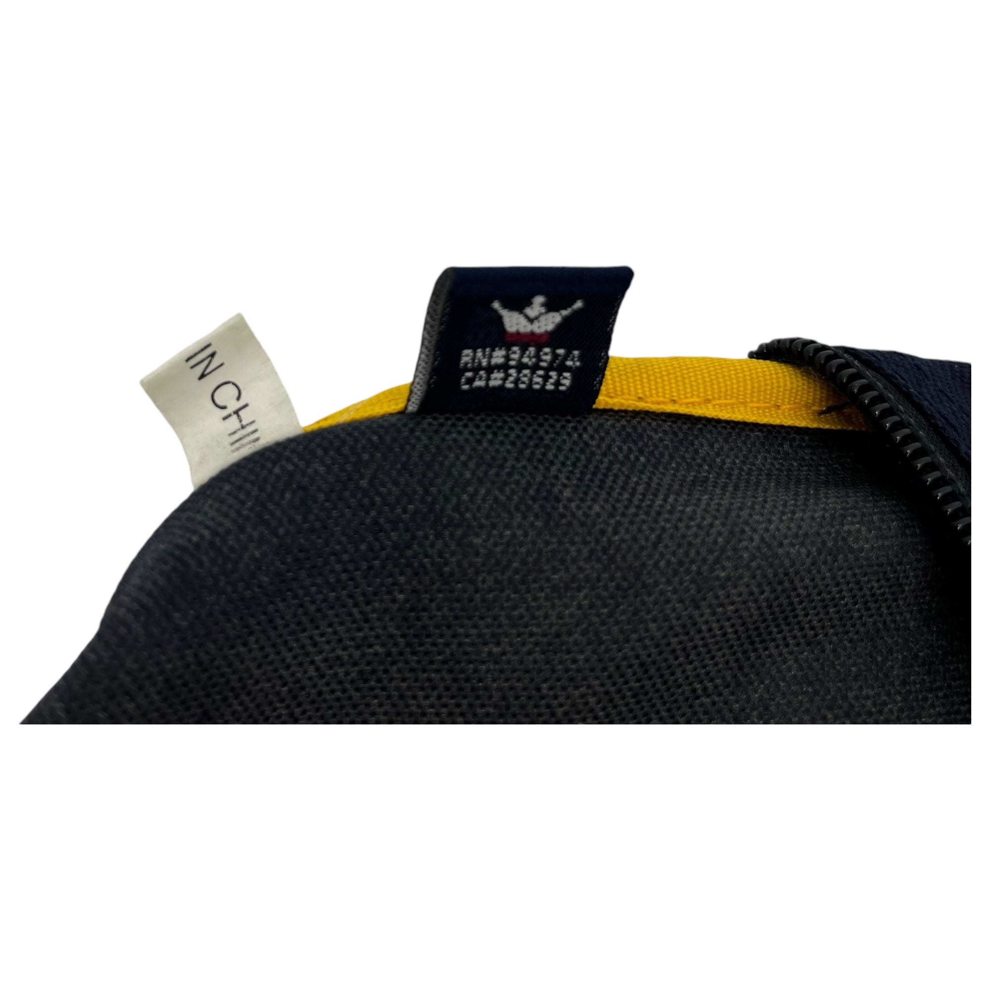 STUSSY(ステューシー) 90's ~ 00's nylon shoulder bag ナイロン ショルダー バッグ ネイビー×イエロー 90年代~ 紺タグ