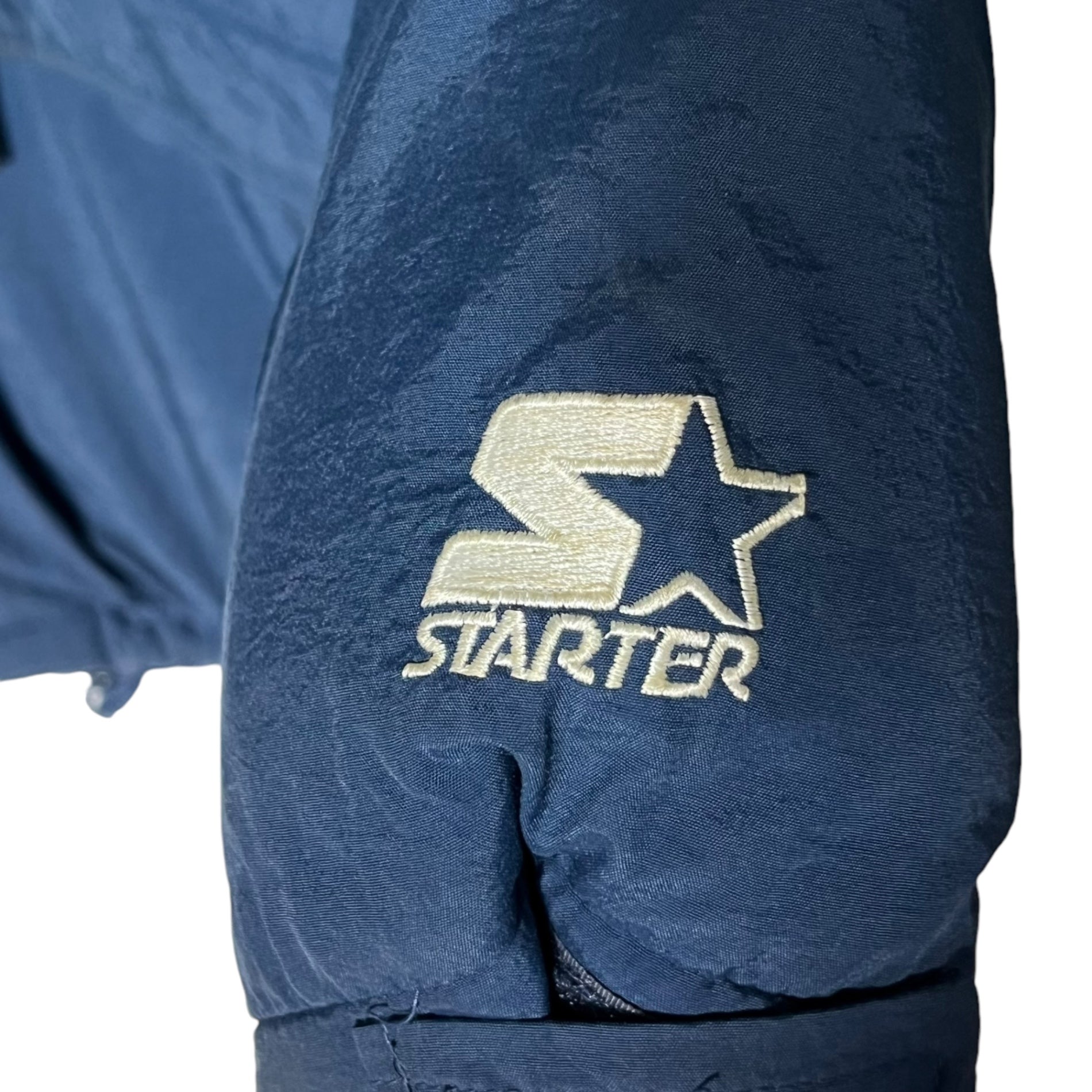 STARTER(スターター) 90's Diamond COLLECTION Indians down jacket ダイアモンド コレクション インディアンズ ダウンジャケット 90年代 L ネイビー